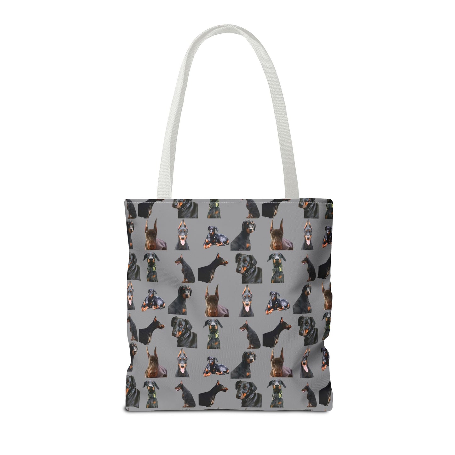 Edition 6 Doberman Model Pattern Gray Tote Bag