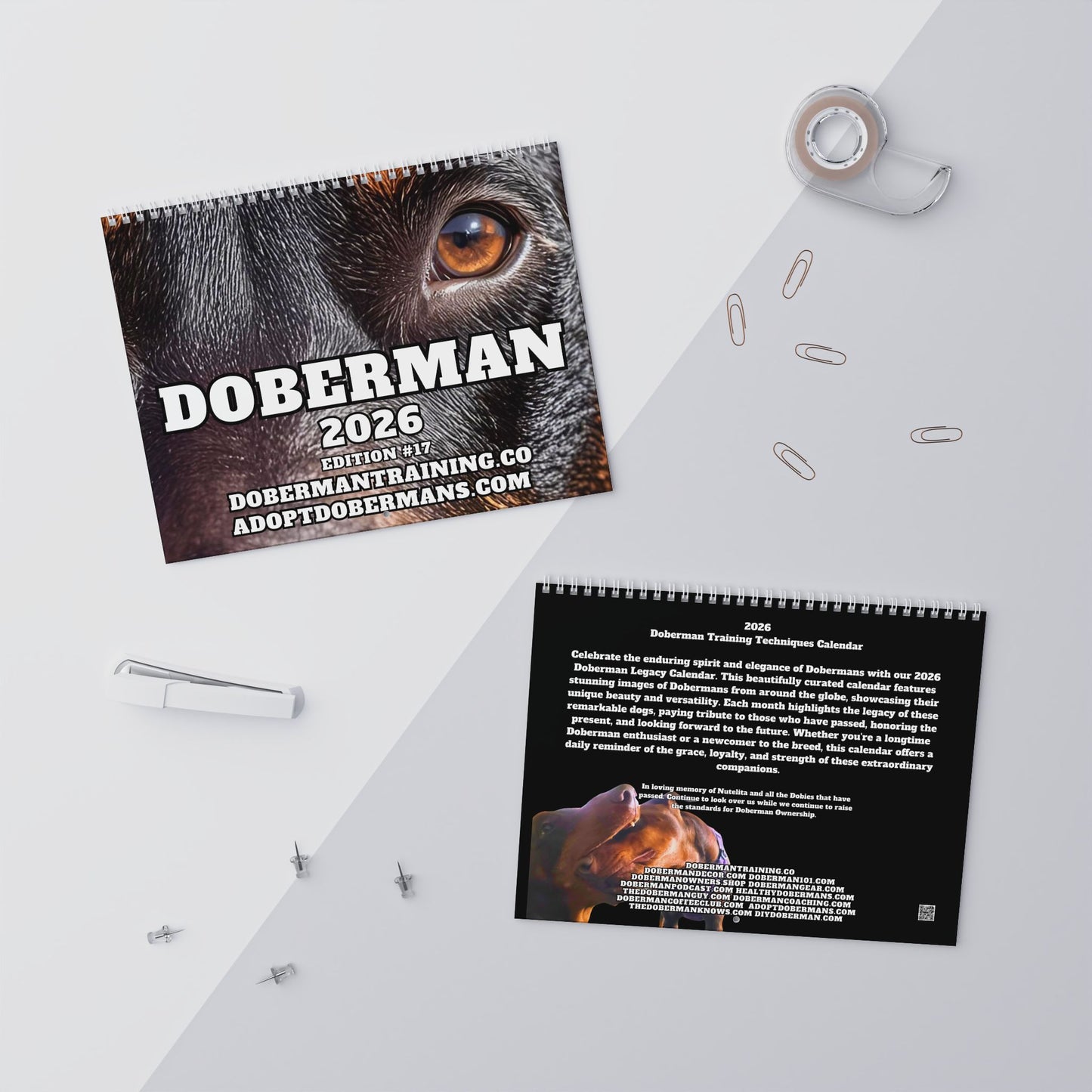 Edition 17 2026 Doberman Calendars