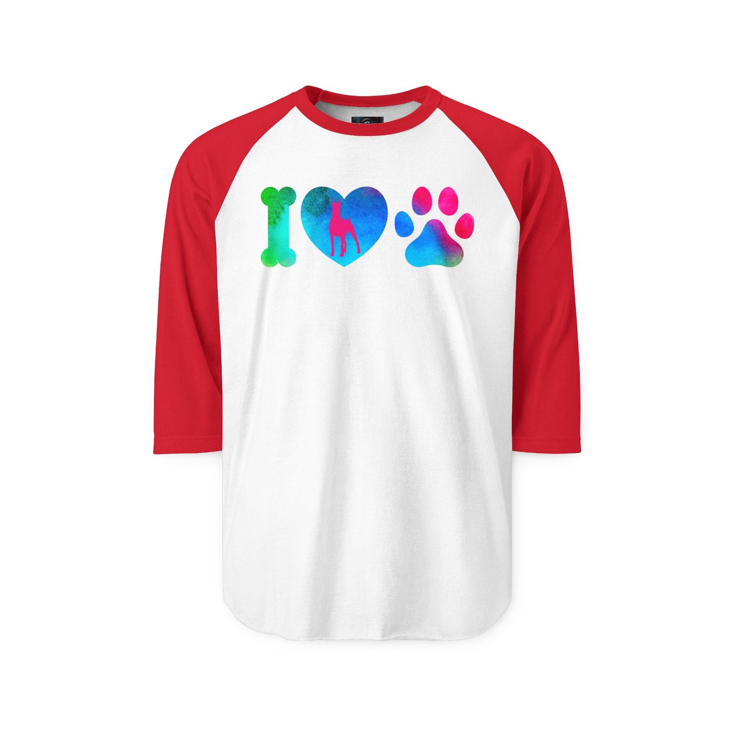 Love 1.1 Unisex Three-Quarter Sleeve Raglan Shirt