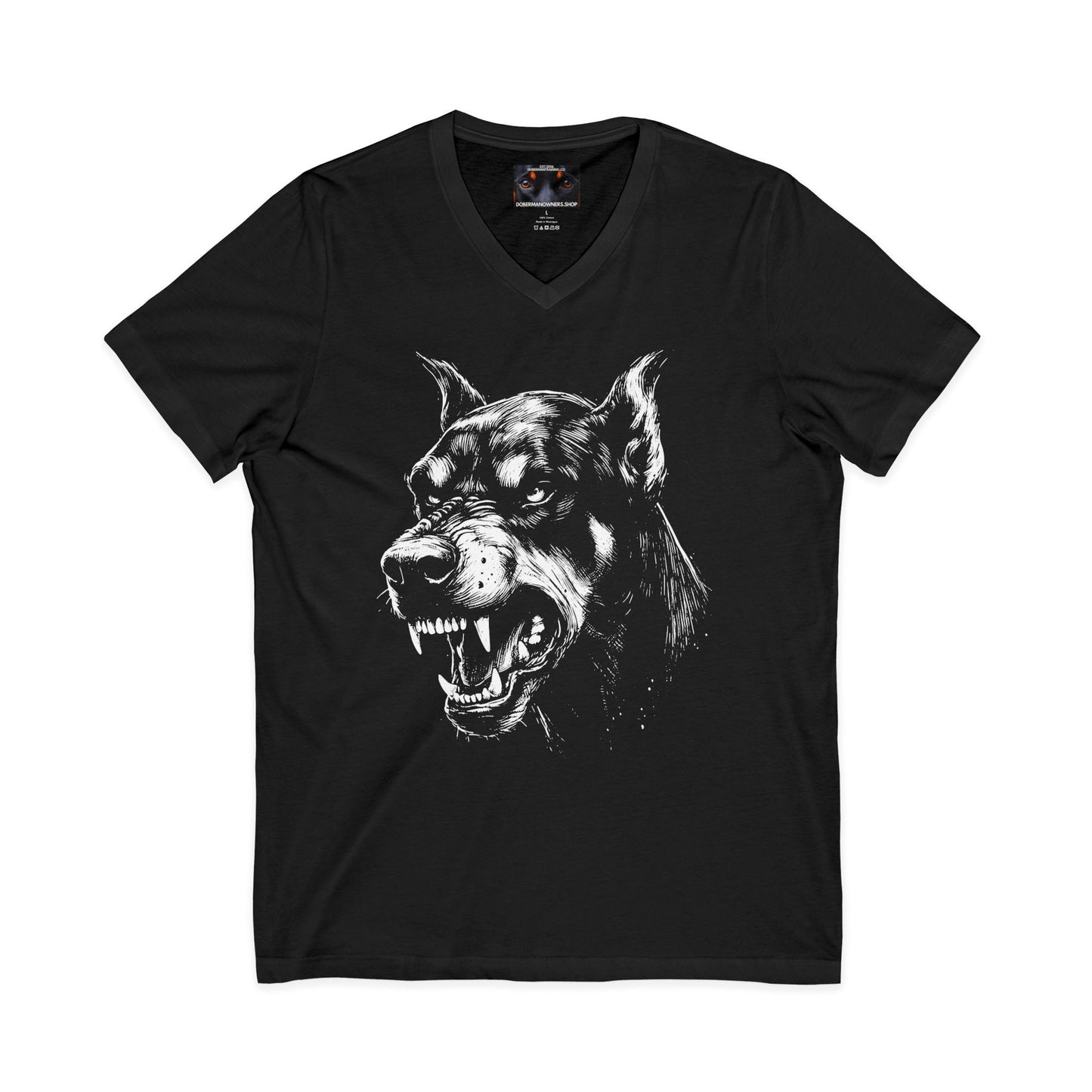 Protect 2 Private Label Unisex Jersey Short Sleeve V-Neck Tee