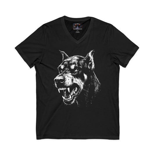 Protect 2 Private Label Unisex Jersey Short Sleeve V-Neck Tee