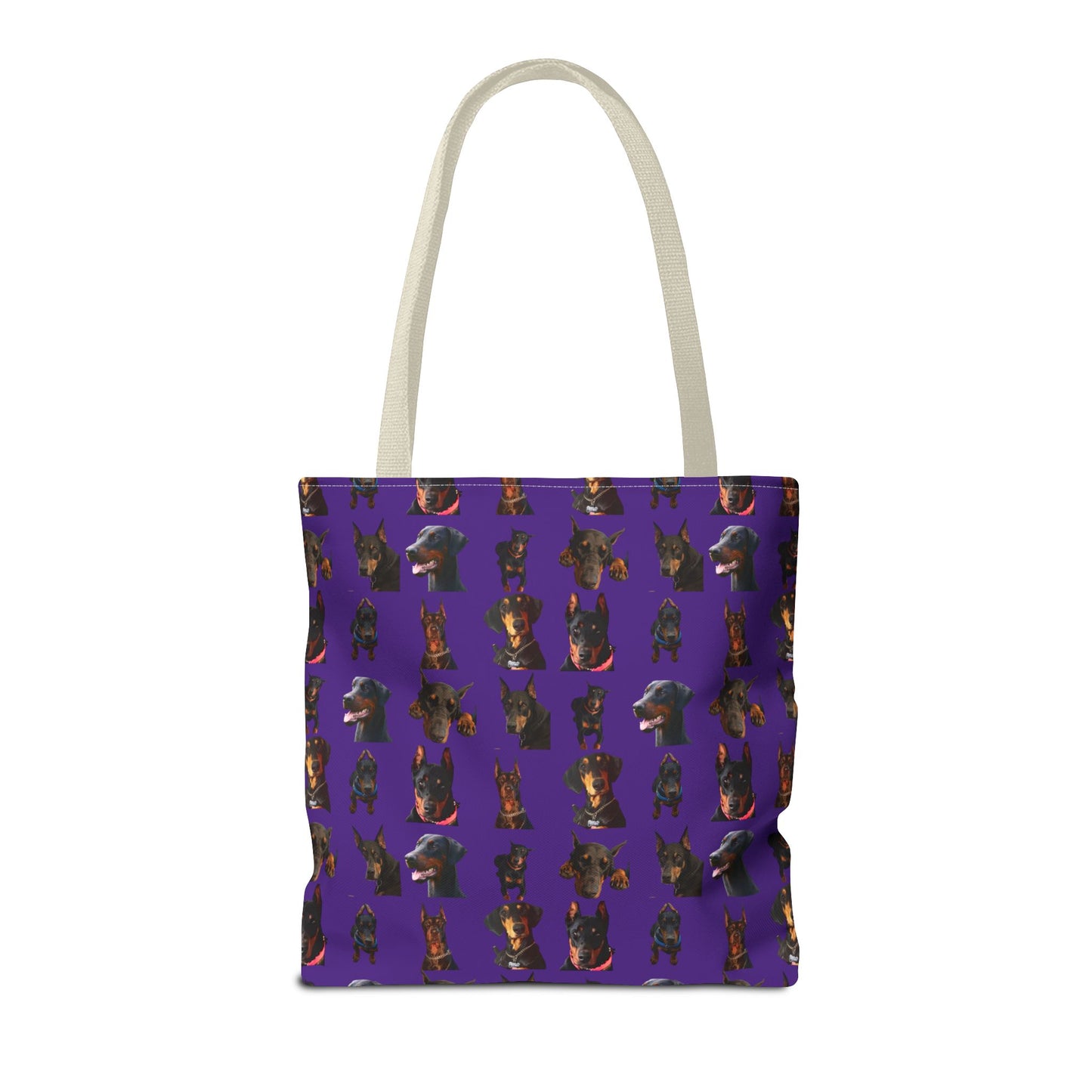 Edition 2 Doberman Model Pattern Purple Tote Bag