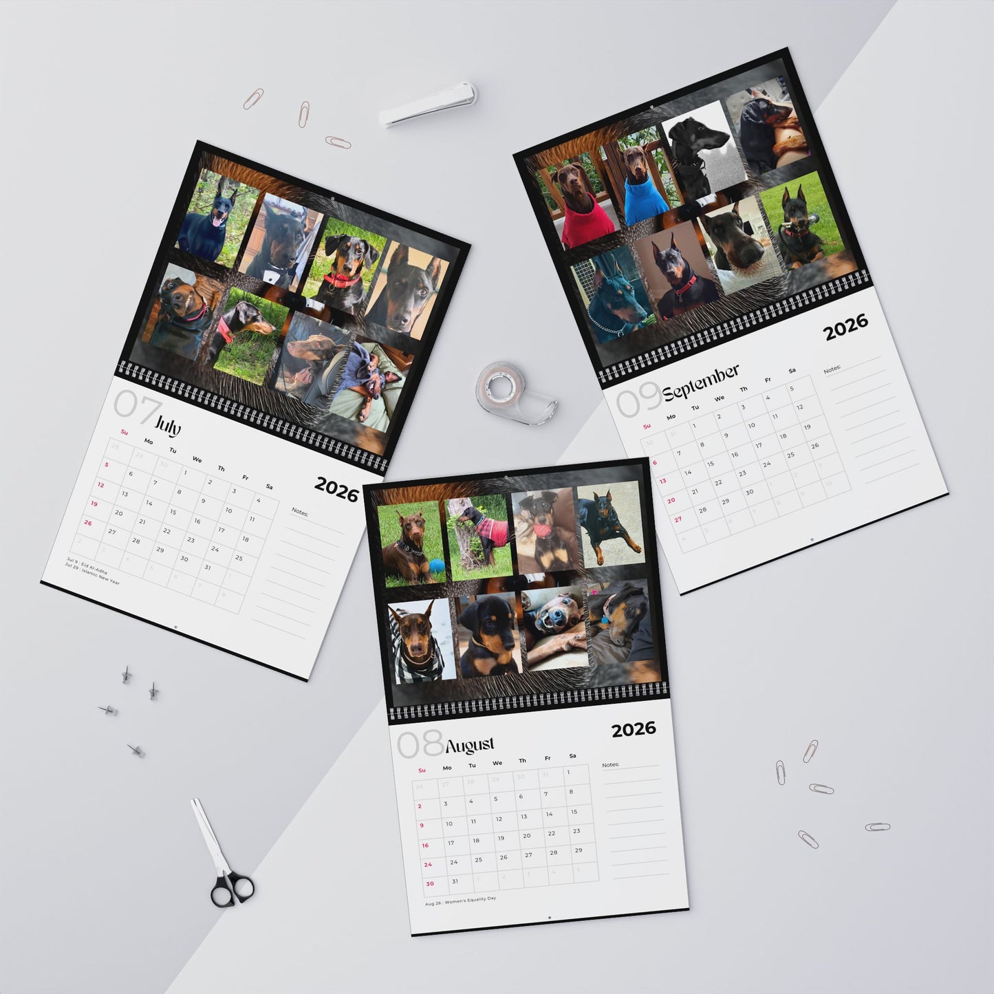Edition 5 2026 Doberman Calendars
