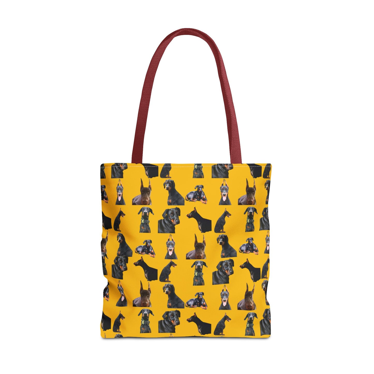Edition 6 Doberman Model Pattern Yellow Tote Bag