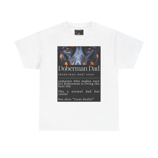 Doberman Dad S1 Private Lable Unisex Heavy Cotton Tee