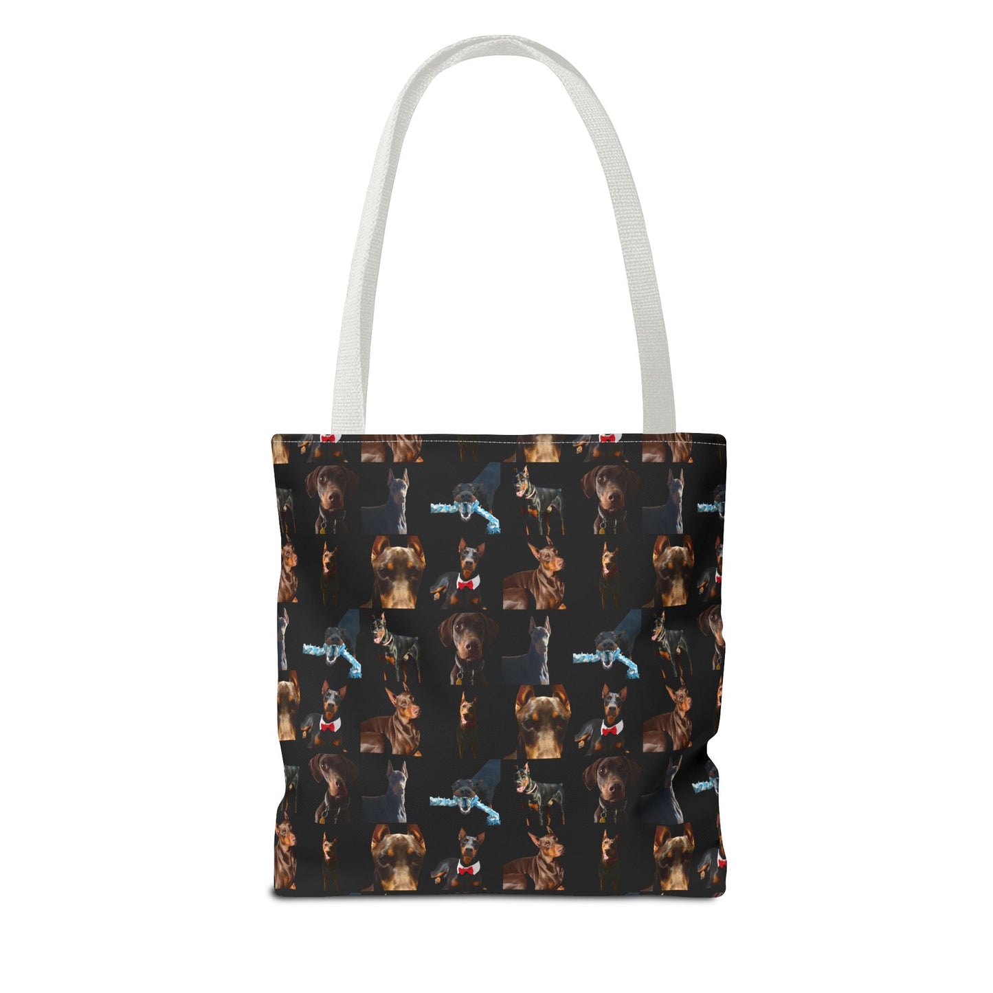 Edition 1 Doberman Model Pattern Black Tote Bag