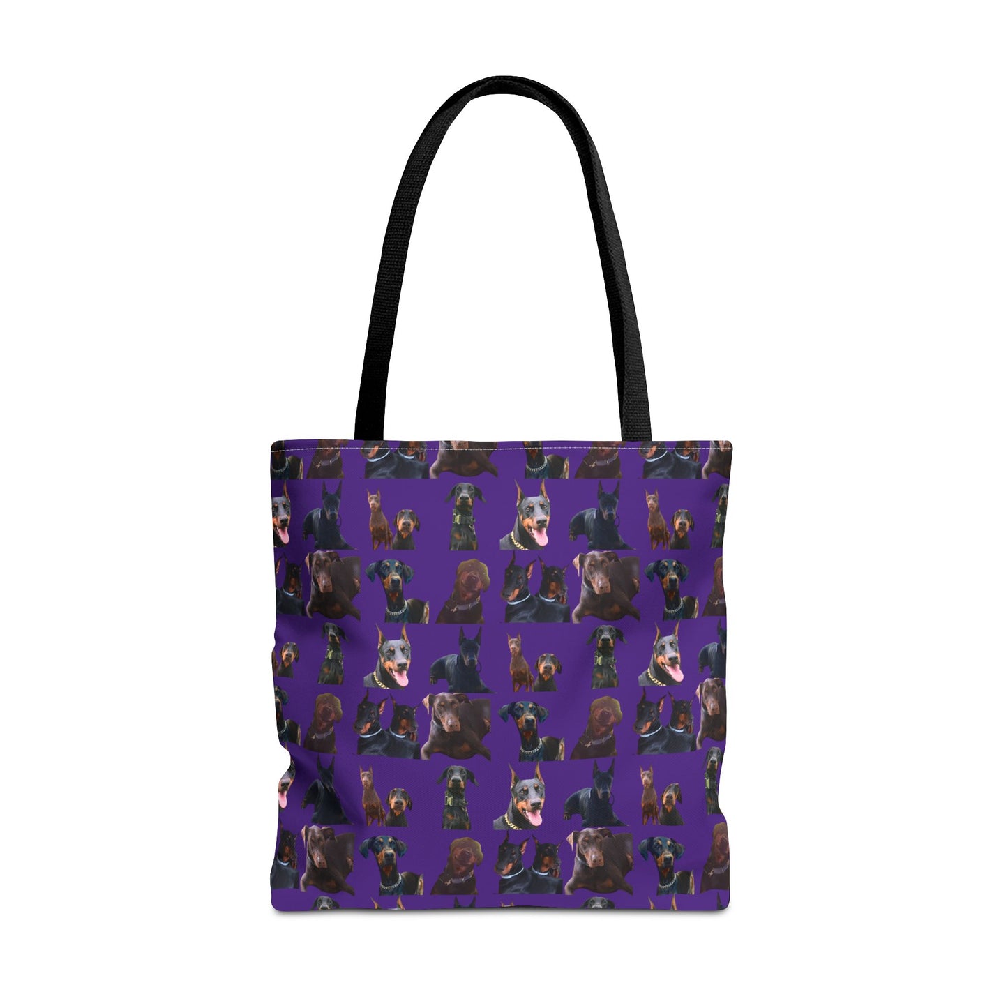 Edition 5 Doberman Model Pattern Purple Tote Bag