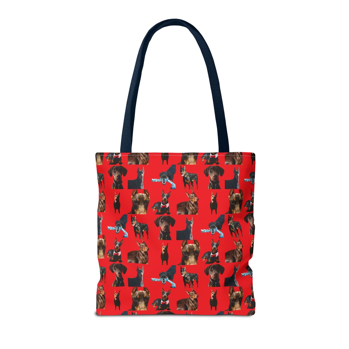 Edition 1 Doberman Model Pattern Red Tote Bag