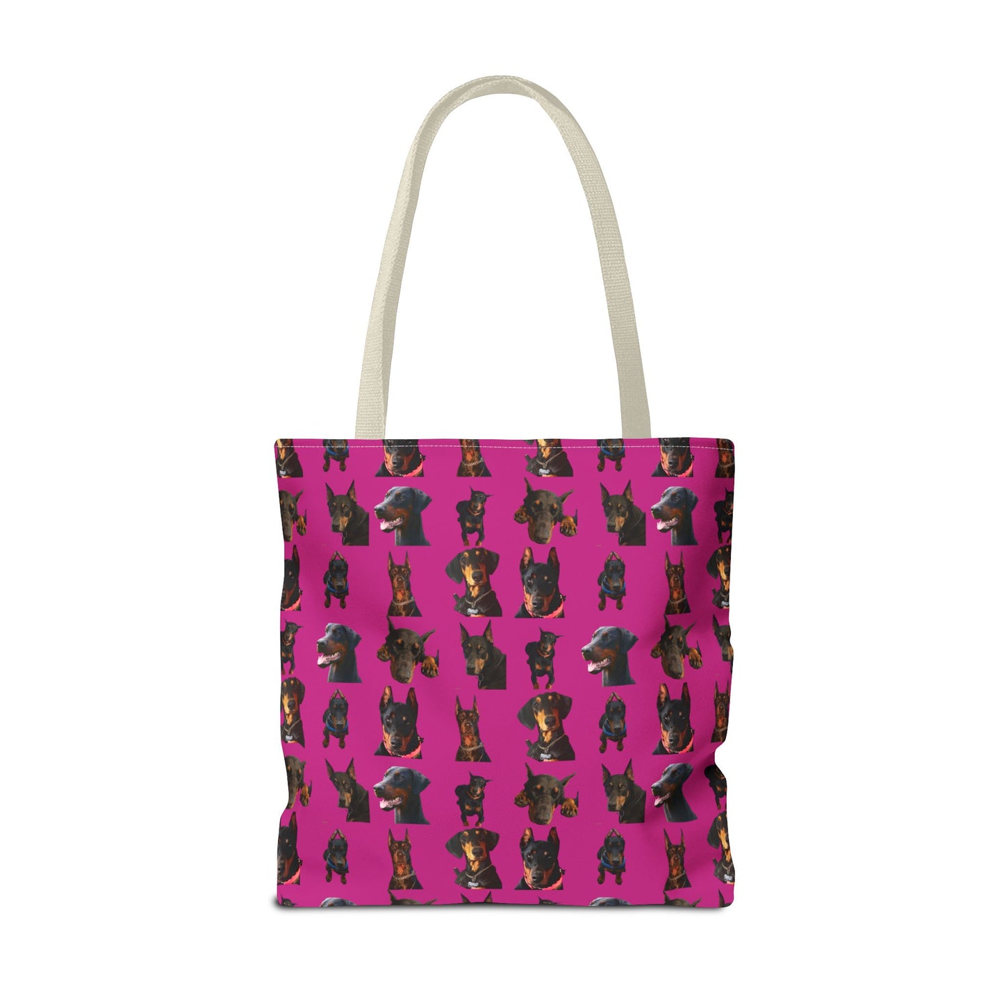 Edition 2 Doberman Model Pattern Miami Pink Tote Bag