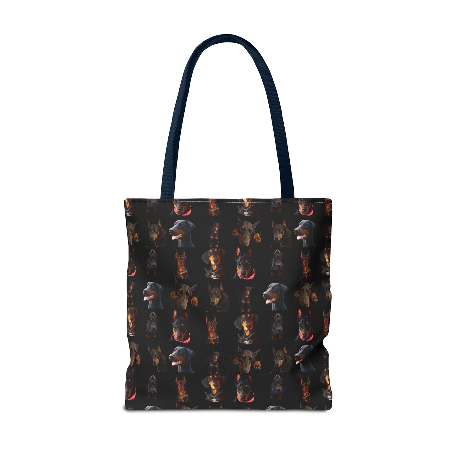 Edition 2 Doberman Model Pattern Black Tote Bag