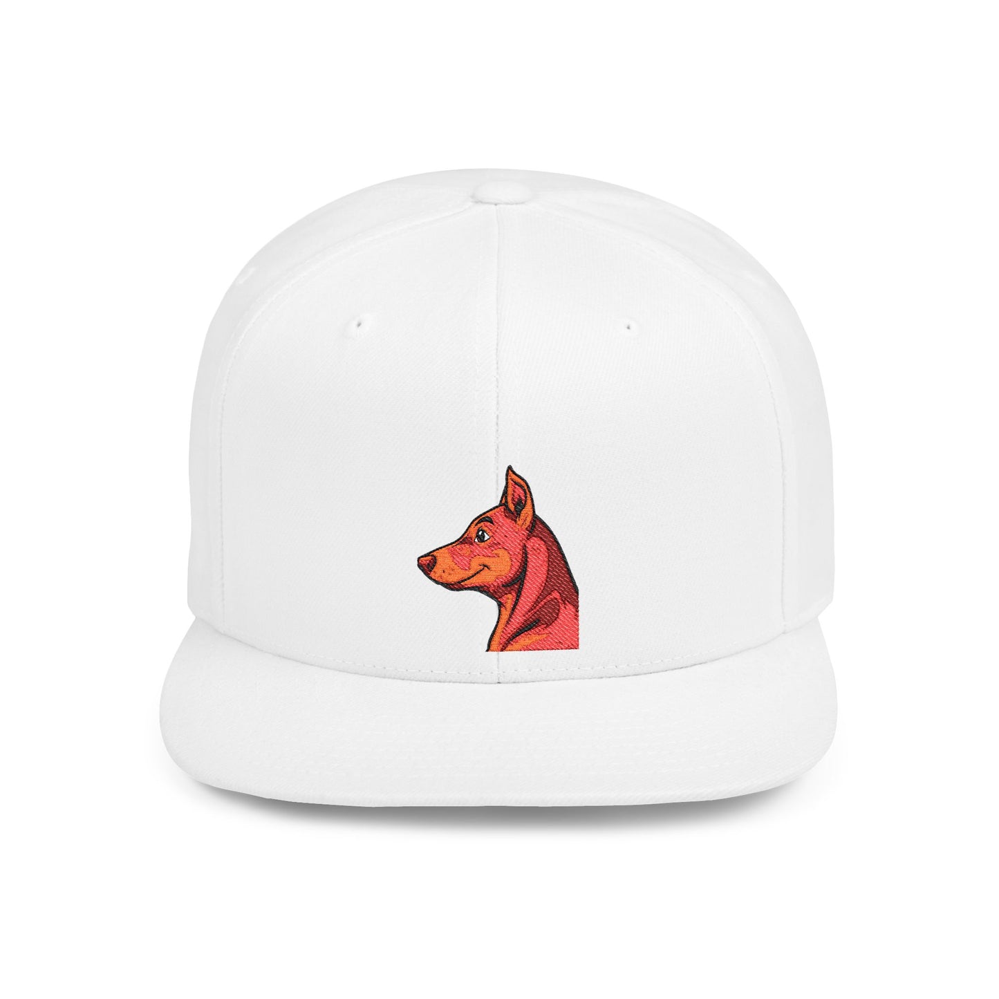 Custom Embroidered Flat Bill Snapback