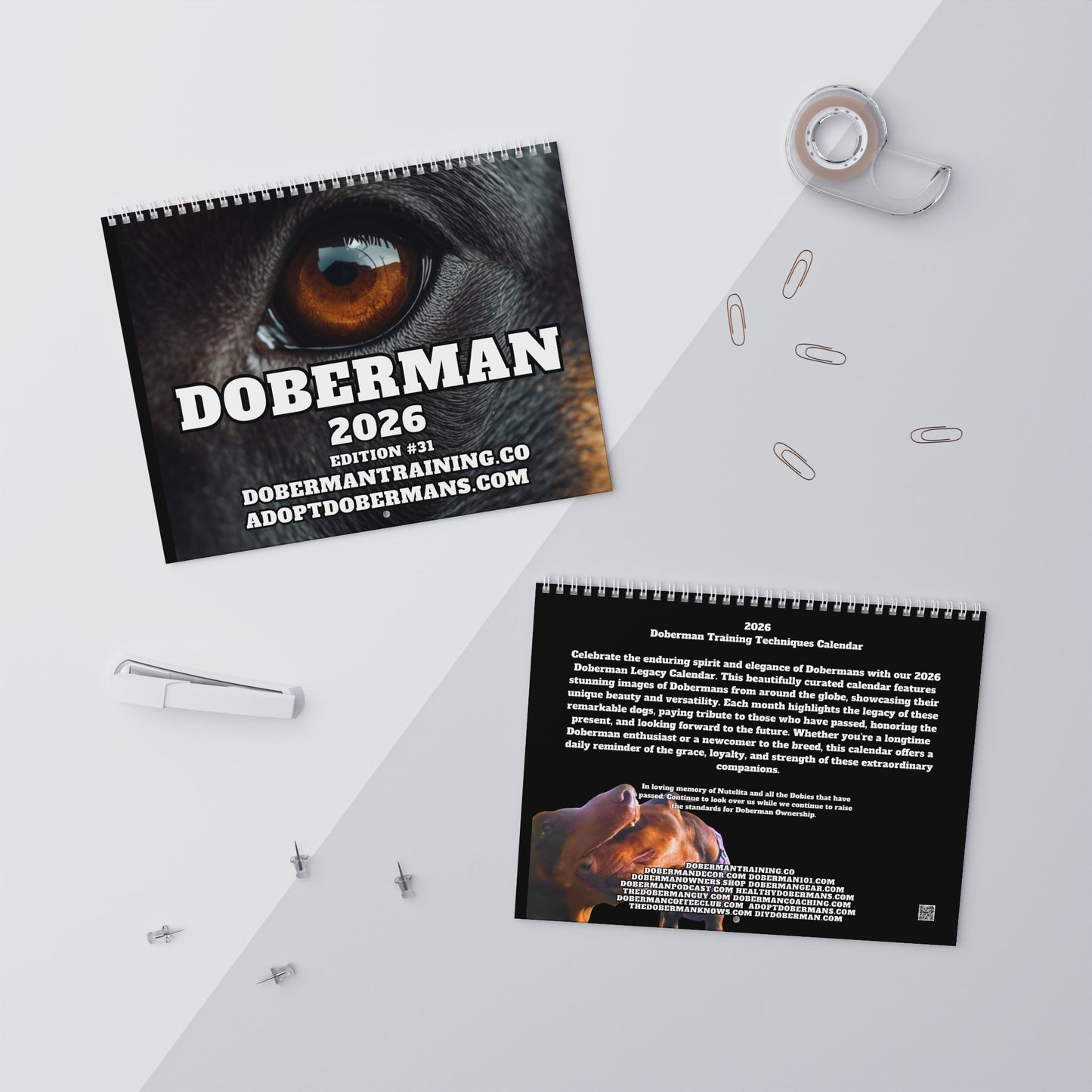 Edition 31 2026 Doberman Calendars