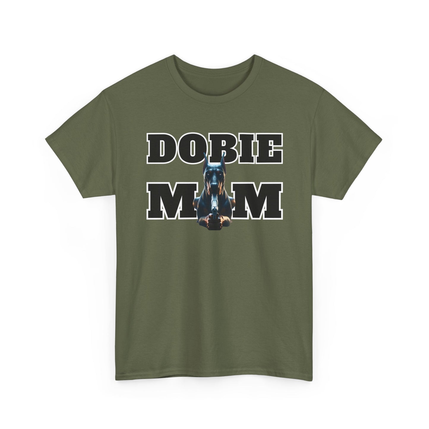 Dobie Mom 06 2025 Unisex Heavy Cotton Tee