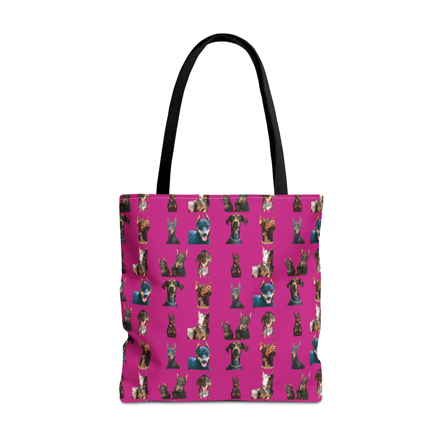 Edition 4 Doberman Model Pattern Pink Tote Bag