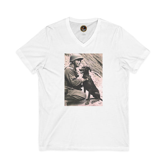 WW 4 Special Edition Private Label Unisex Jersey Short Sleeve V-Neck Tee