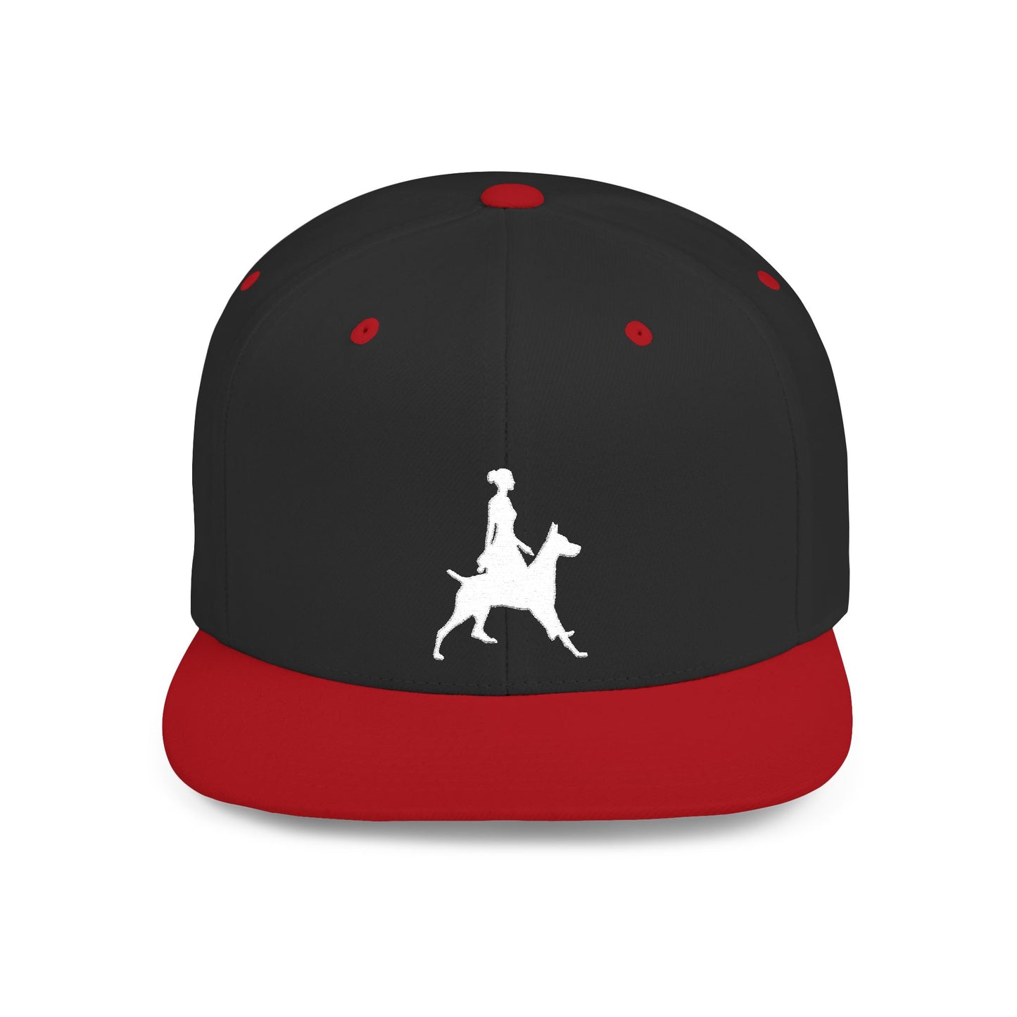 Queen 2 Embroidered Flat Bill Snapback