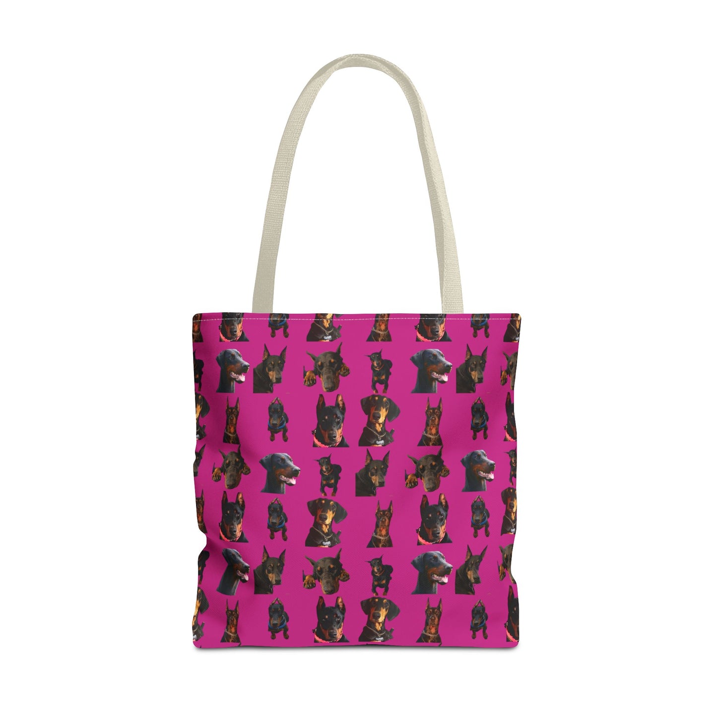 Edition 2 Doberman Model Pattern Miami Pink Tote Bag