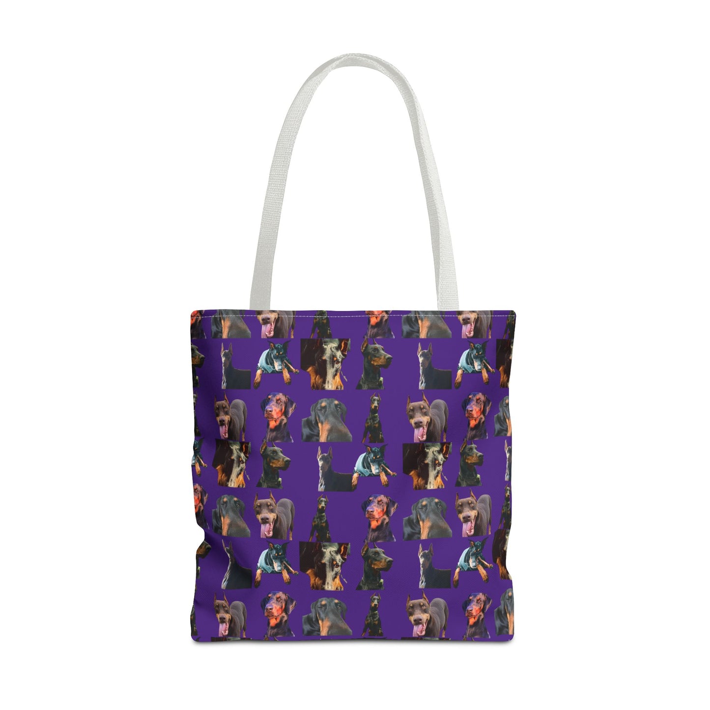 Edition 3 Doberman Model Pattern Purple Tote Bag