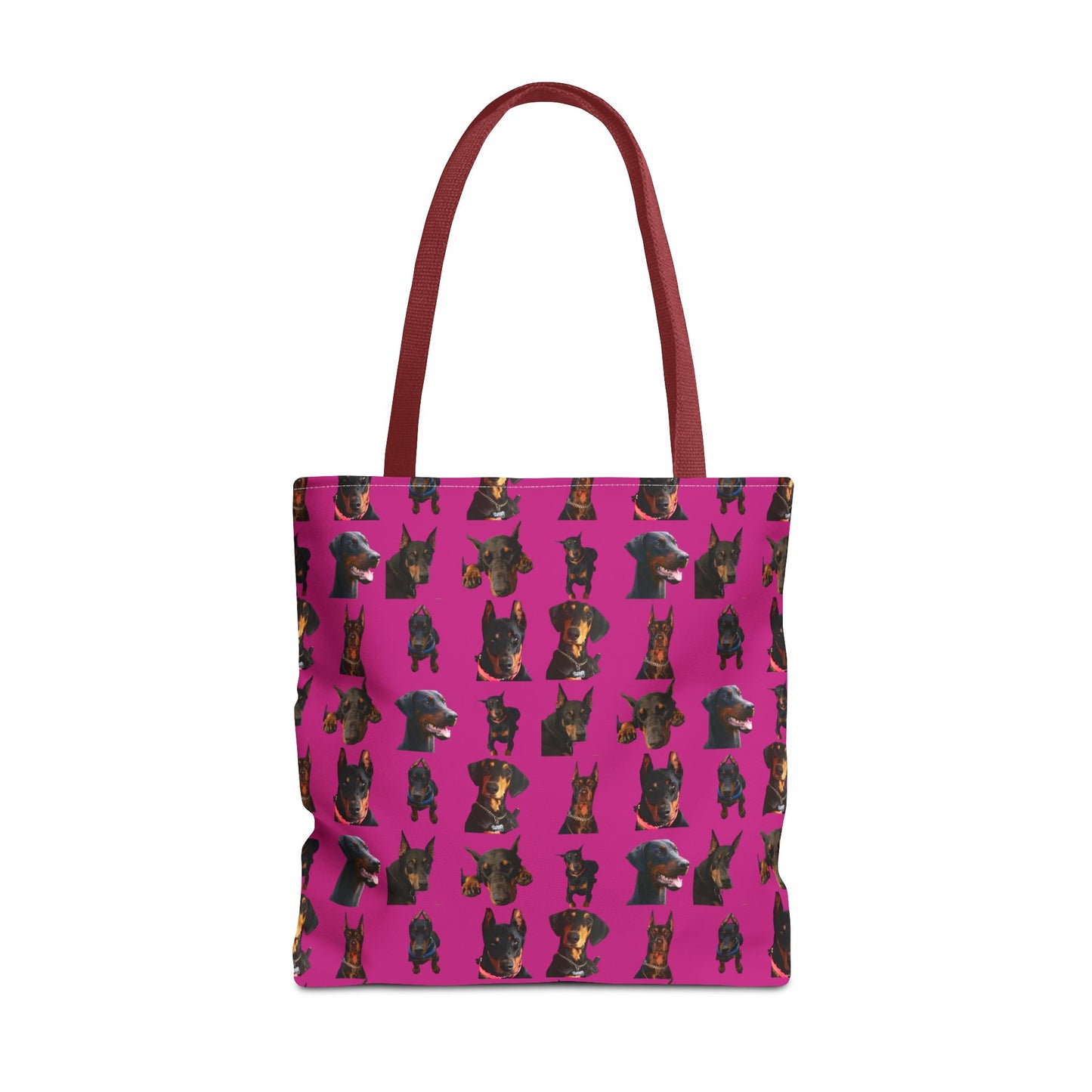 Edition 2 Doberman Model Pattern Miami Pink Tote Bag