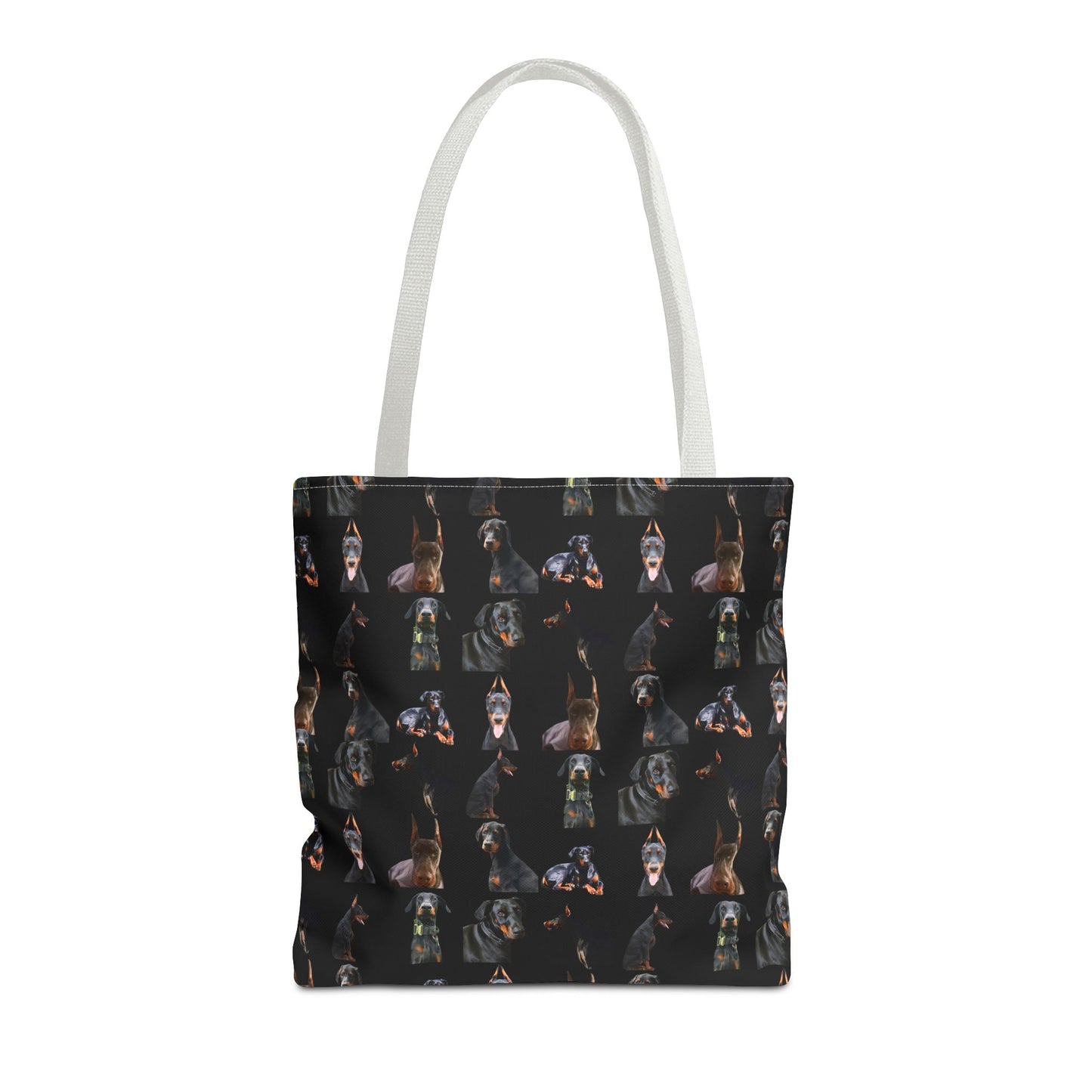 Edition 6 Doberman Model Pattern Black Tote Bag