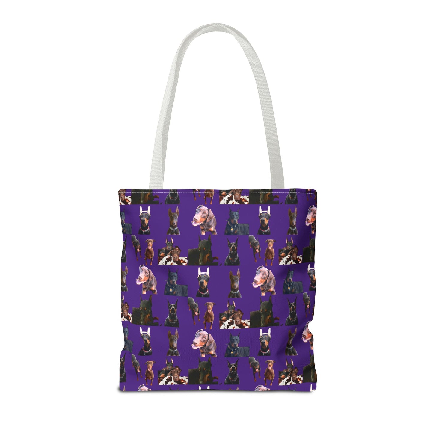 Edition 10 Doberman Model Pattern Purple Tote Bag