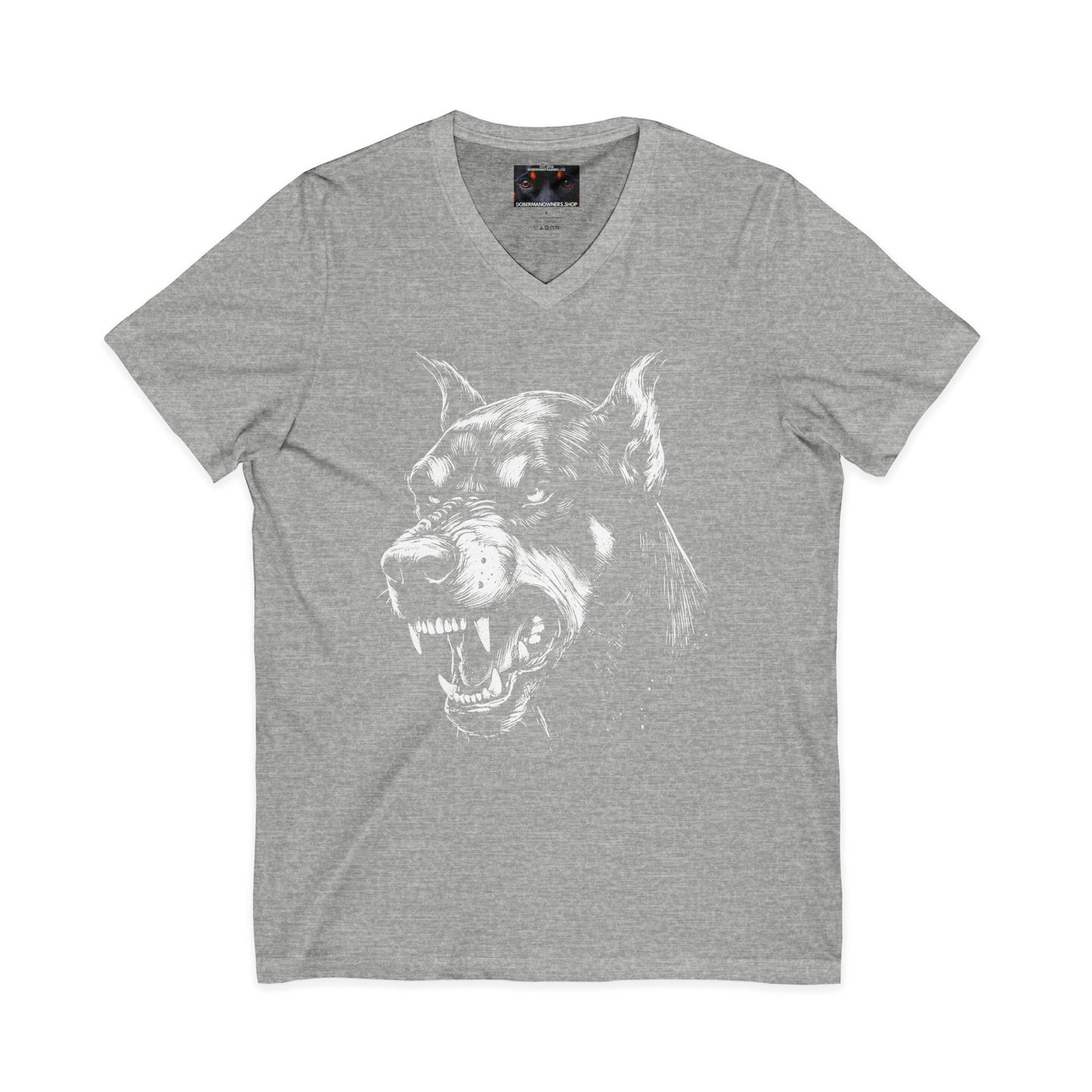 Protect 2 Private Label Unisex Jersey Short Sleeve V-Neck Tee
