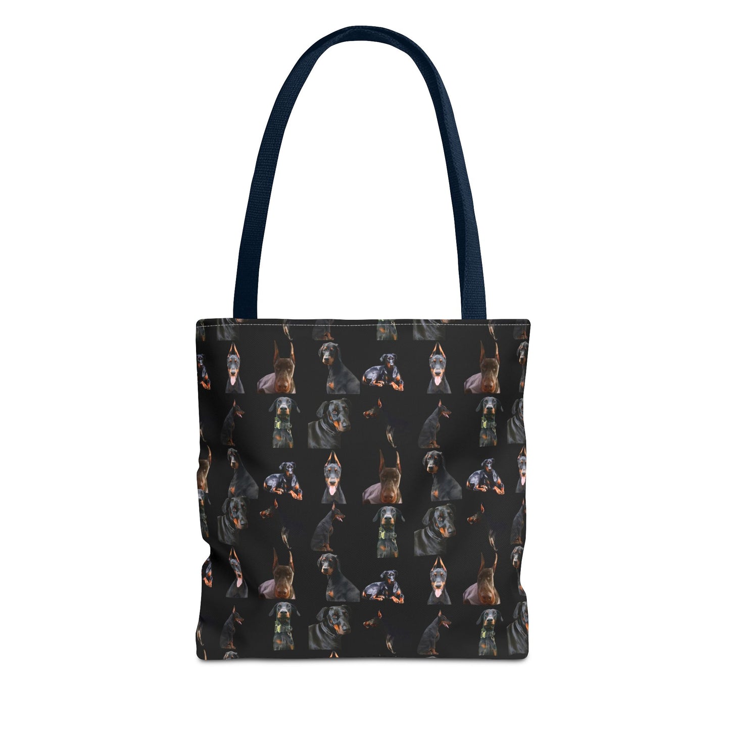 Edition 6 Doberman Model Pattern Black Tote Bag