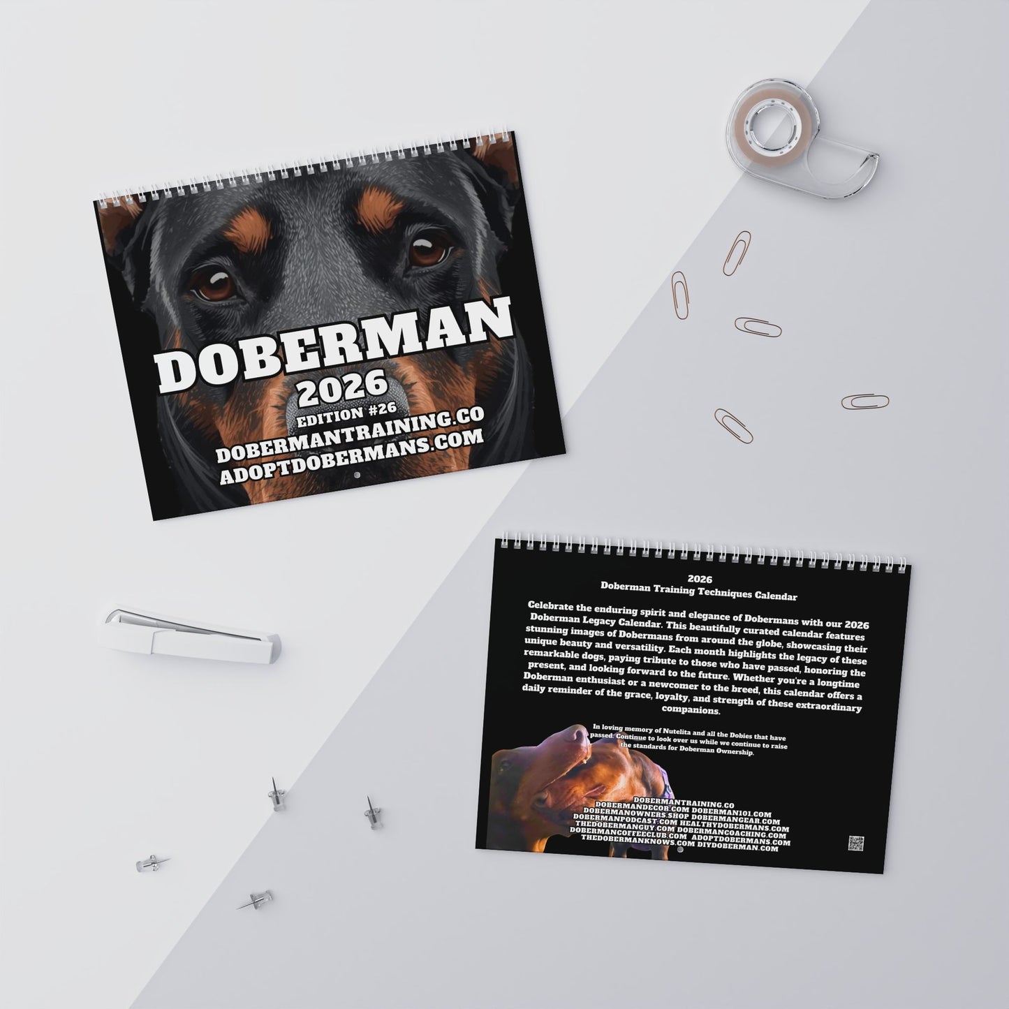 Edition 26 2026 Doberman Calendars