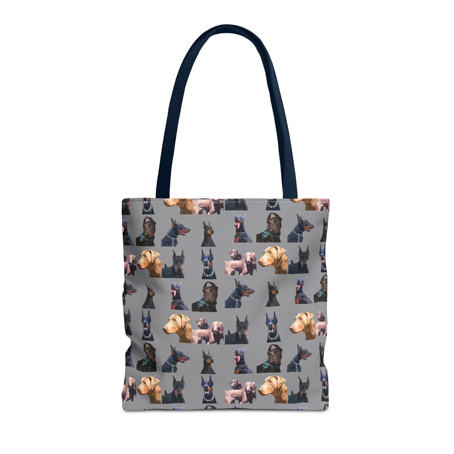Edition 8 Doberman Model Pattern Gray Tote Bag
