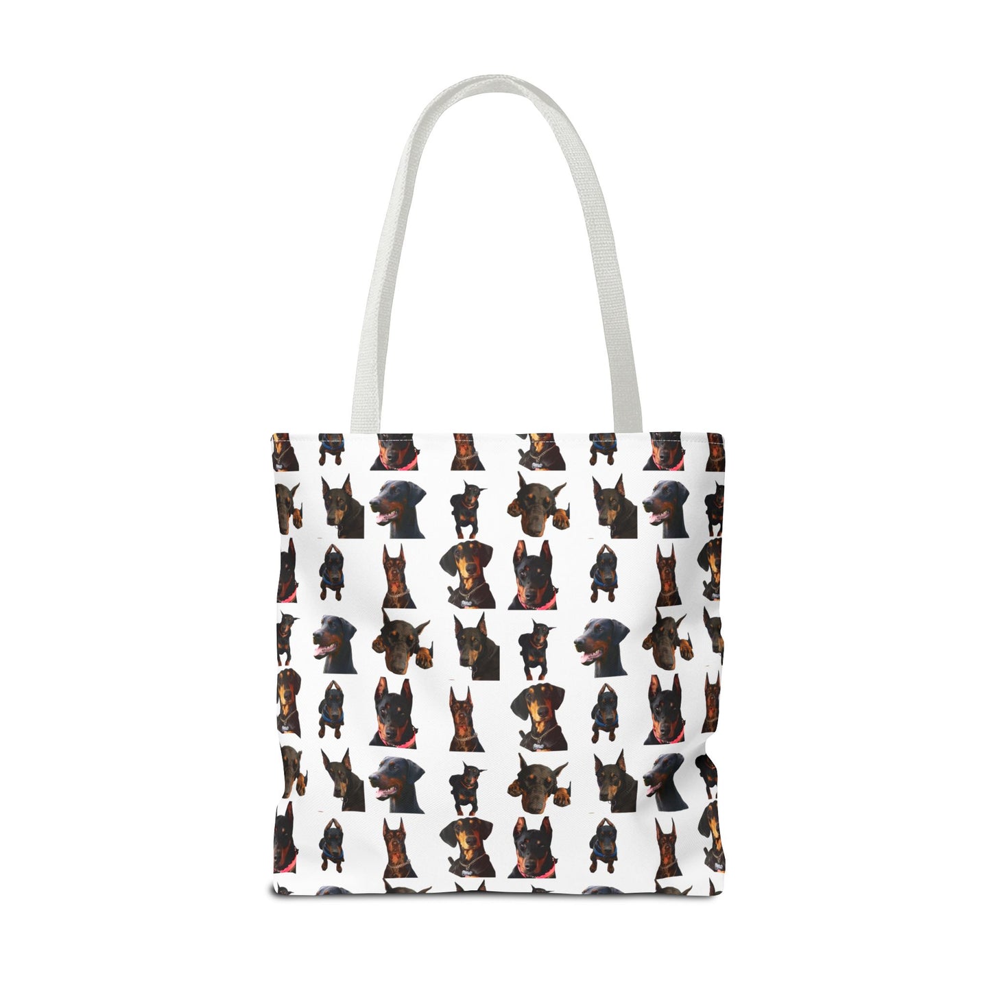 Edition 2 Doberman Model Pattern White Tote Bag