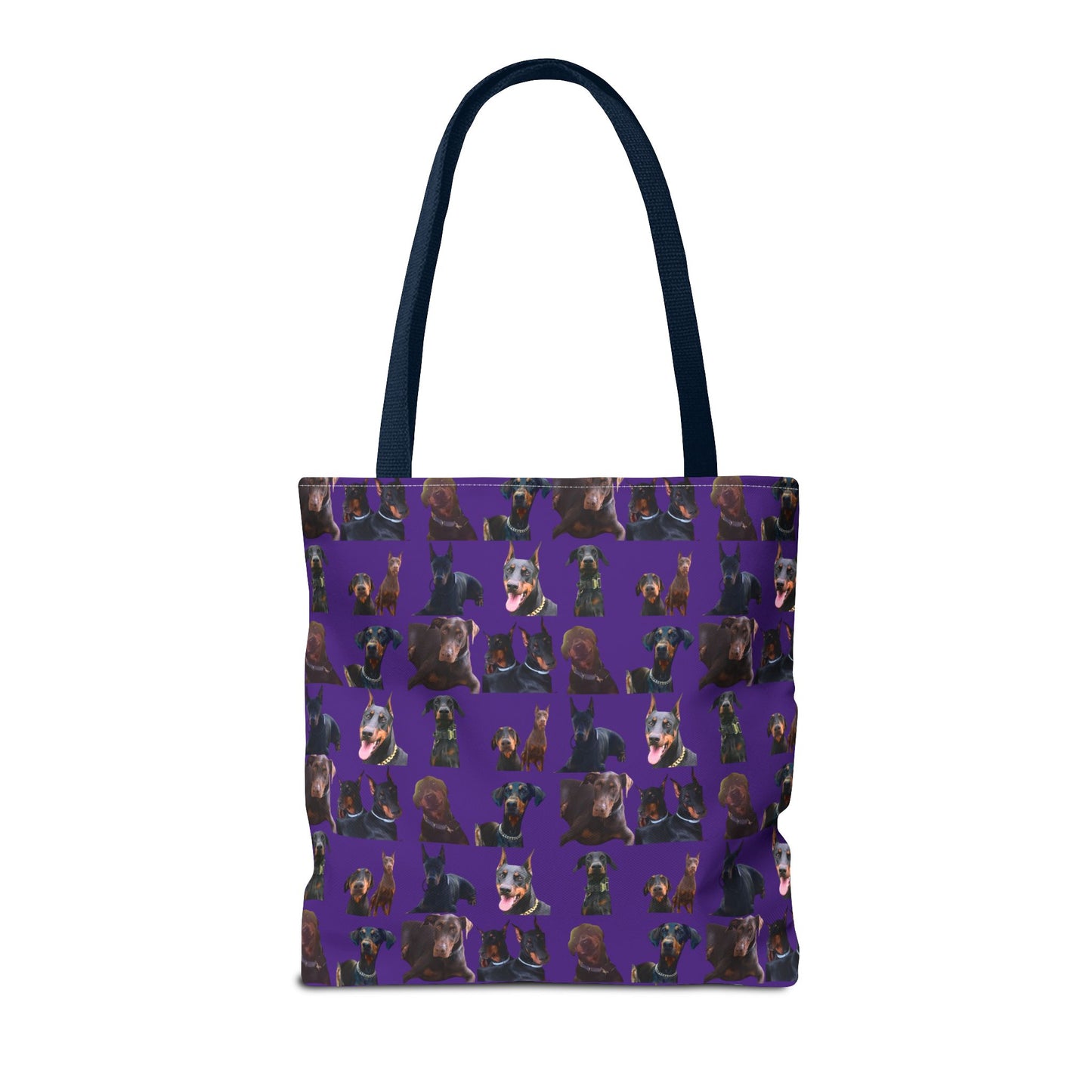 Edition 5 Doberman Model Pattern Purple Tote Bag