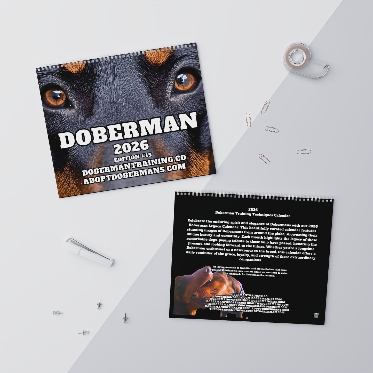 Edition 15 2026 Doberman Calendars