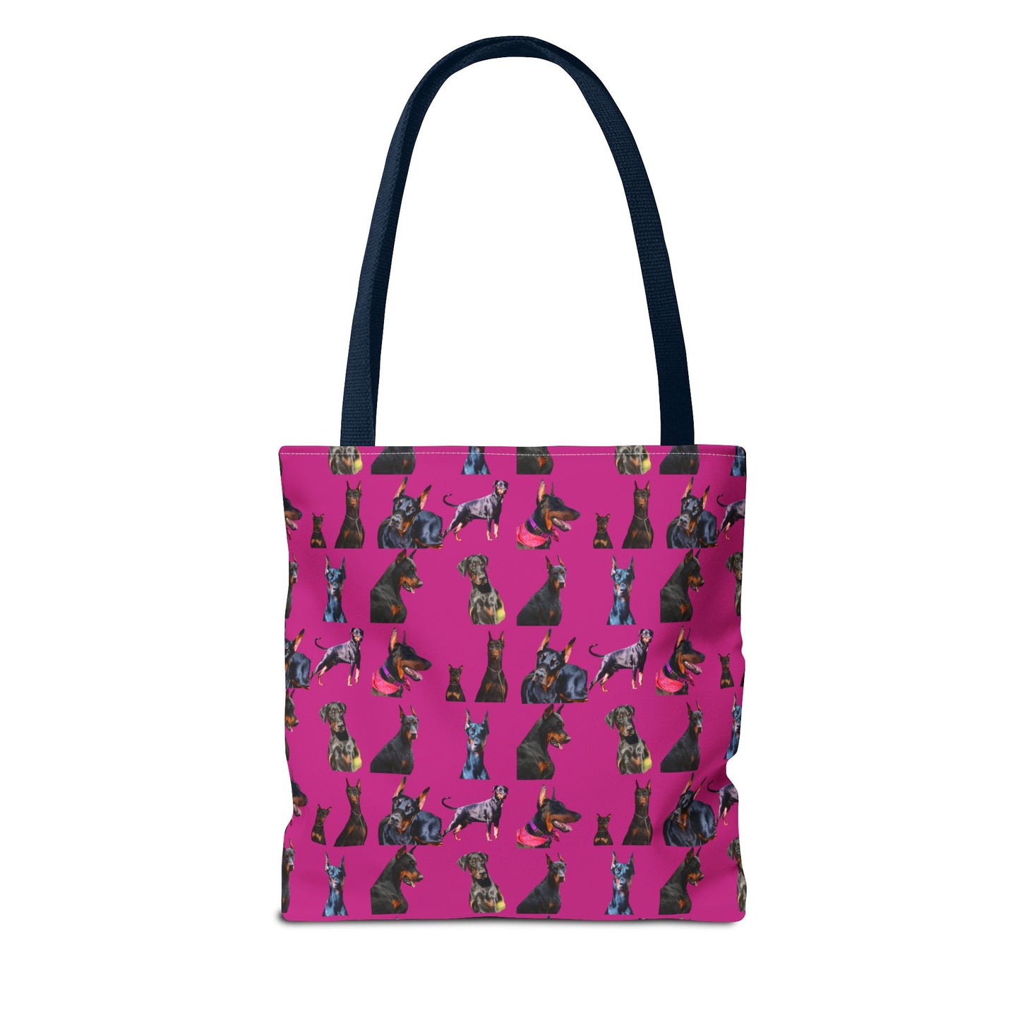 Edition 7 Doberman Model Pattern Pink Tote Bag