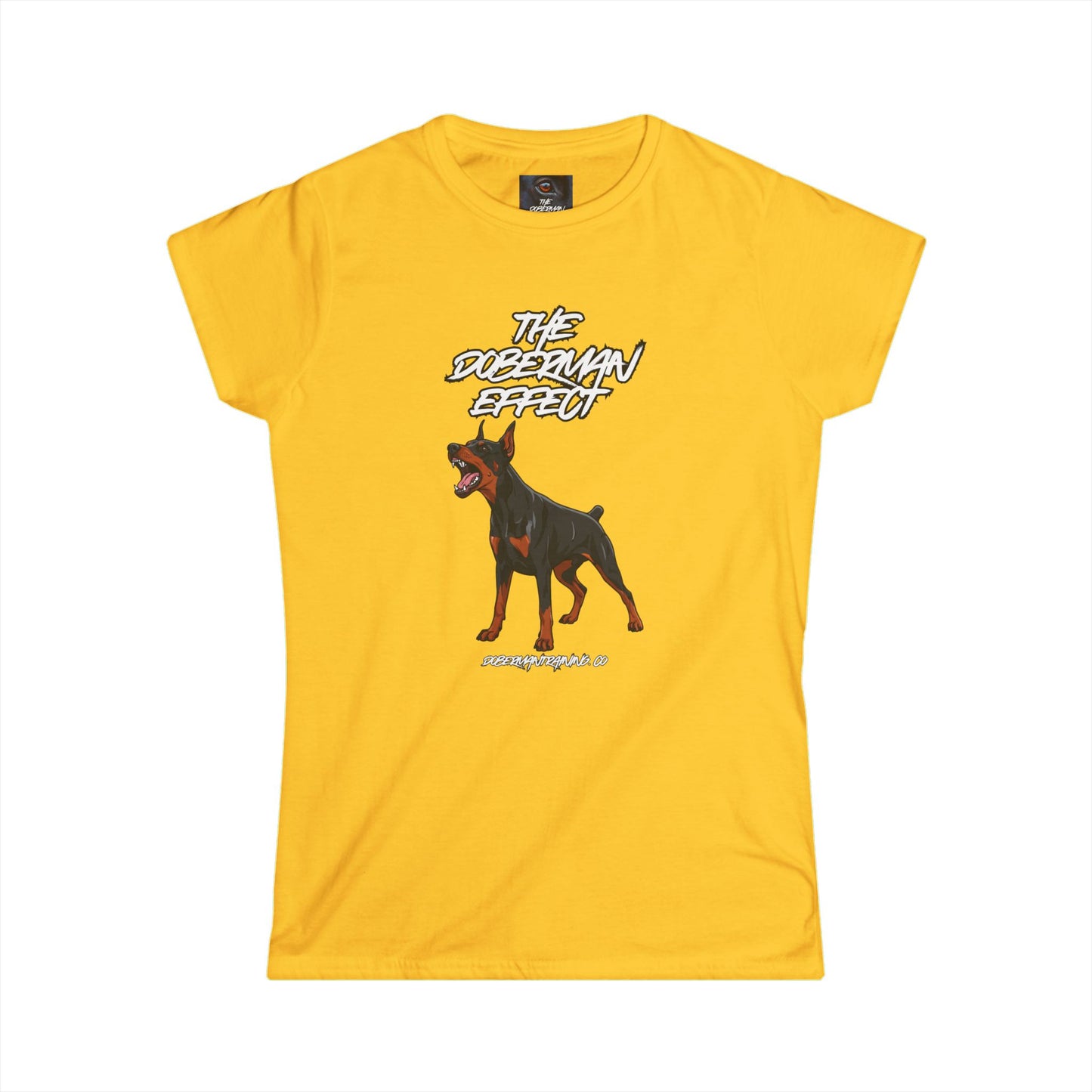 Doberman Effect 1 Women's Softstyle Tee