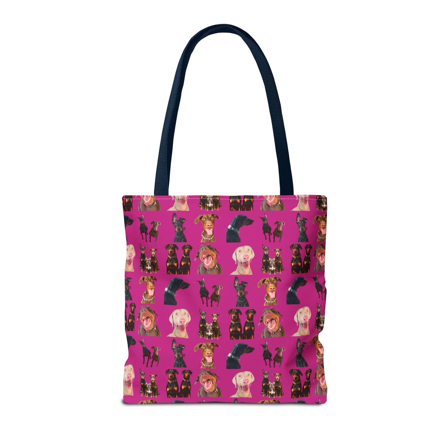 Edition 9 Doberman Model Pattern Pink Tote Bag