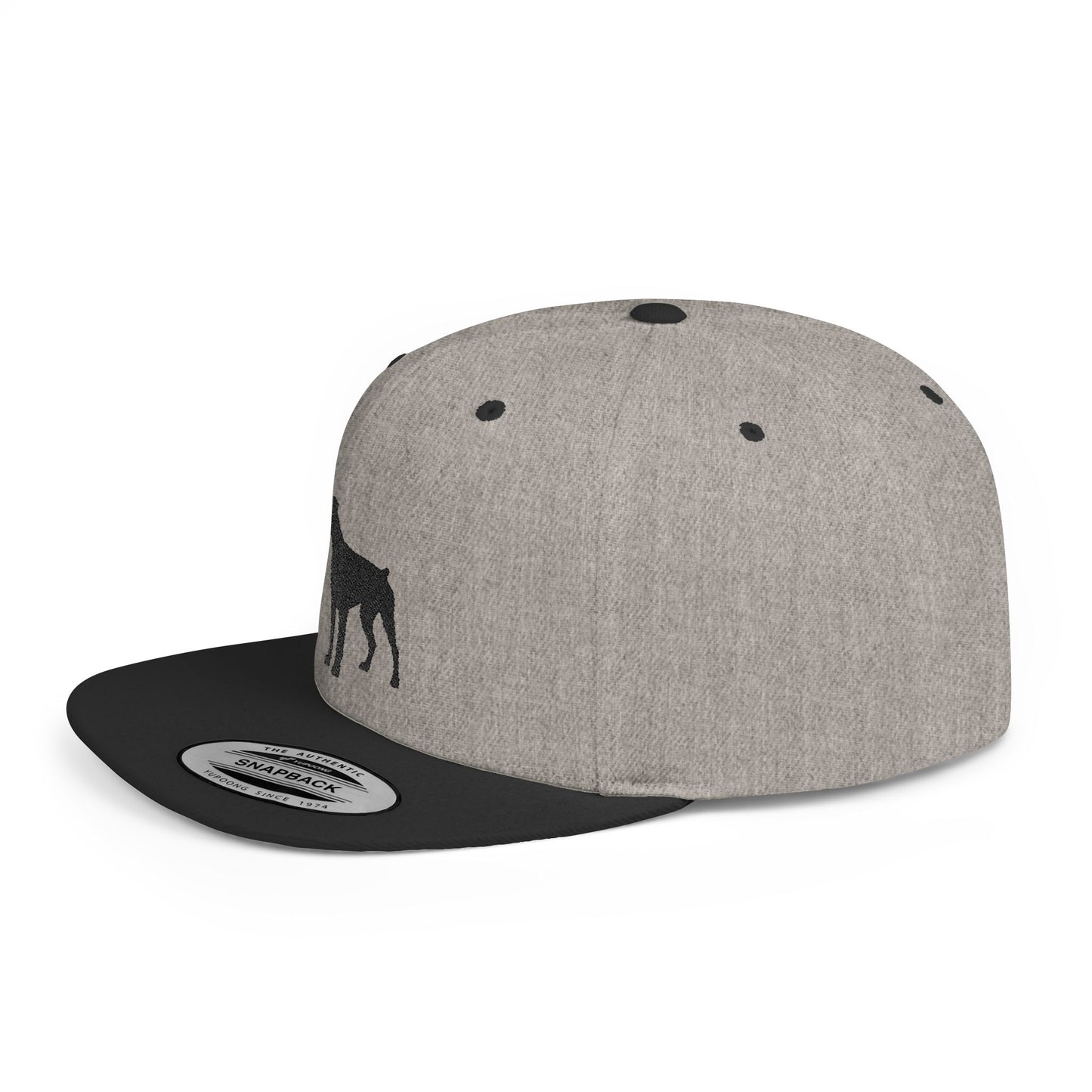 Silhouette 2 Embroidered Flat Bill Snapback