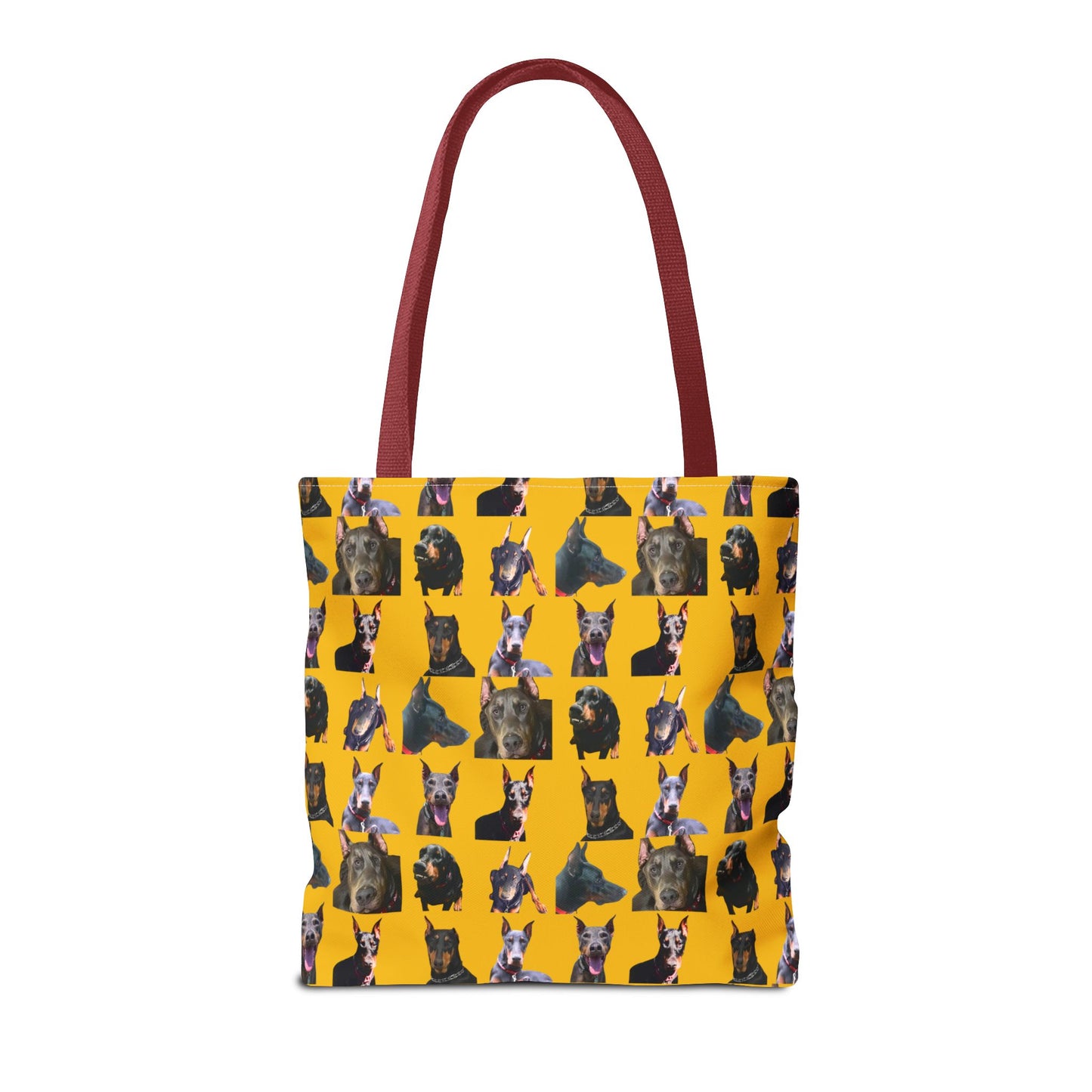 Edition 11 Doberman Model Pattern Yellow Tote Bag