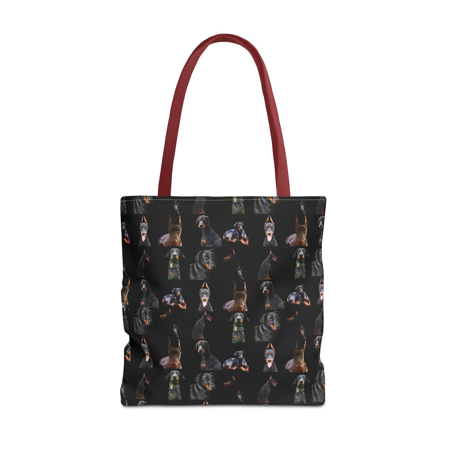 Edition 6 Doberman Model Pattern Black Tote Bag