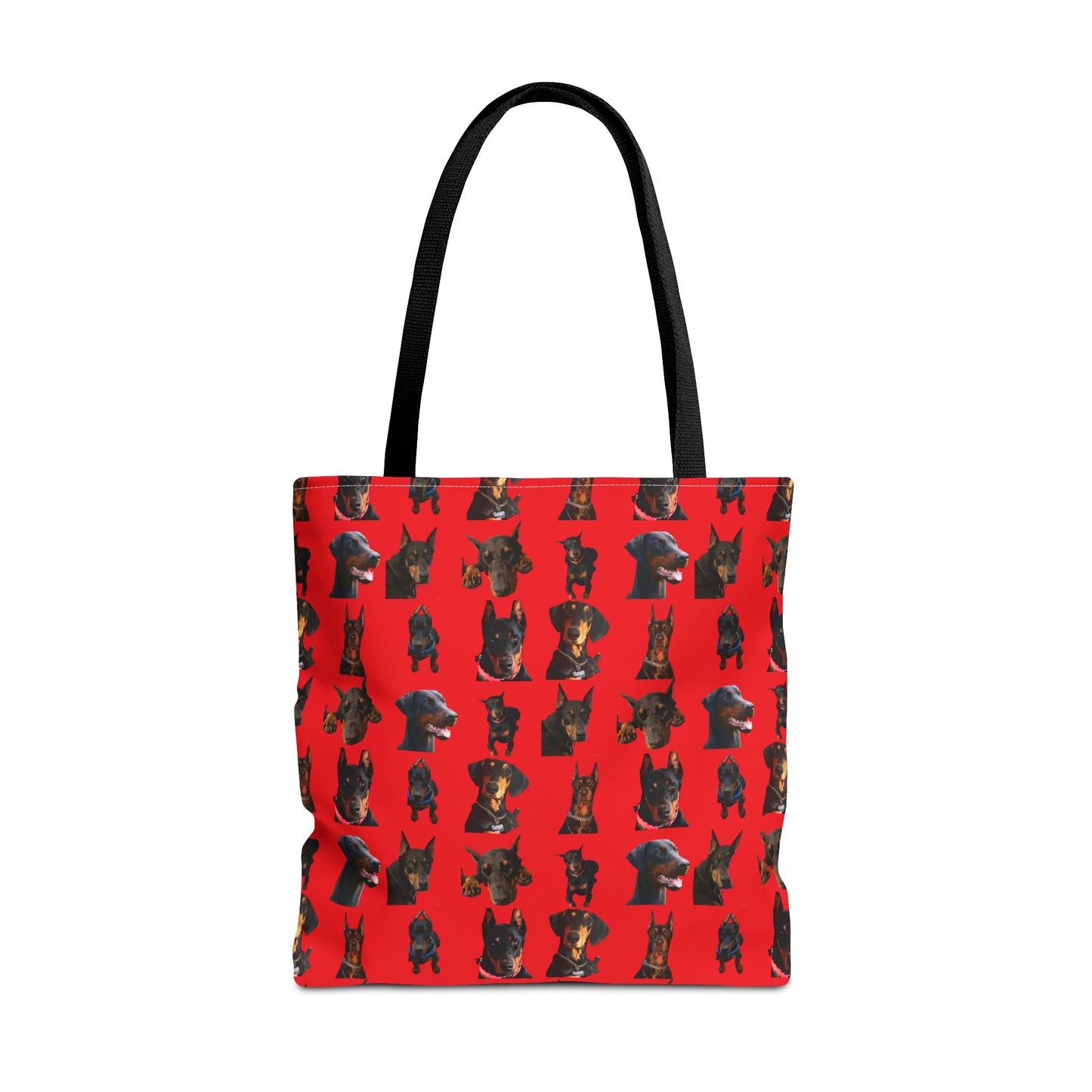 Edition 2 Doberman Model Pattern Red Tote Bag