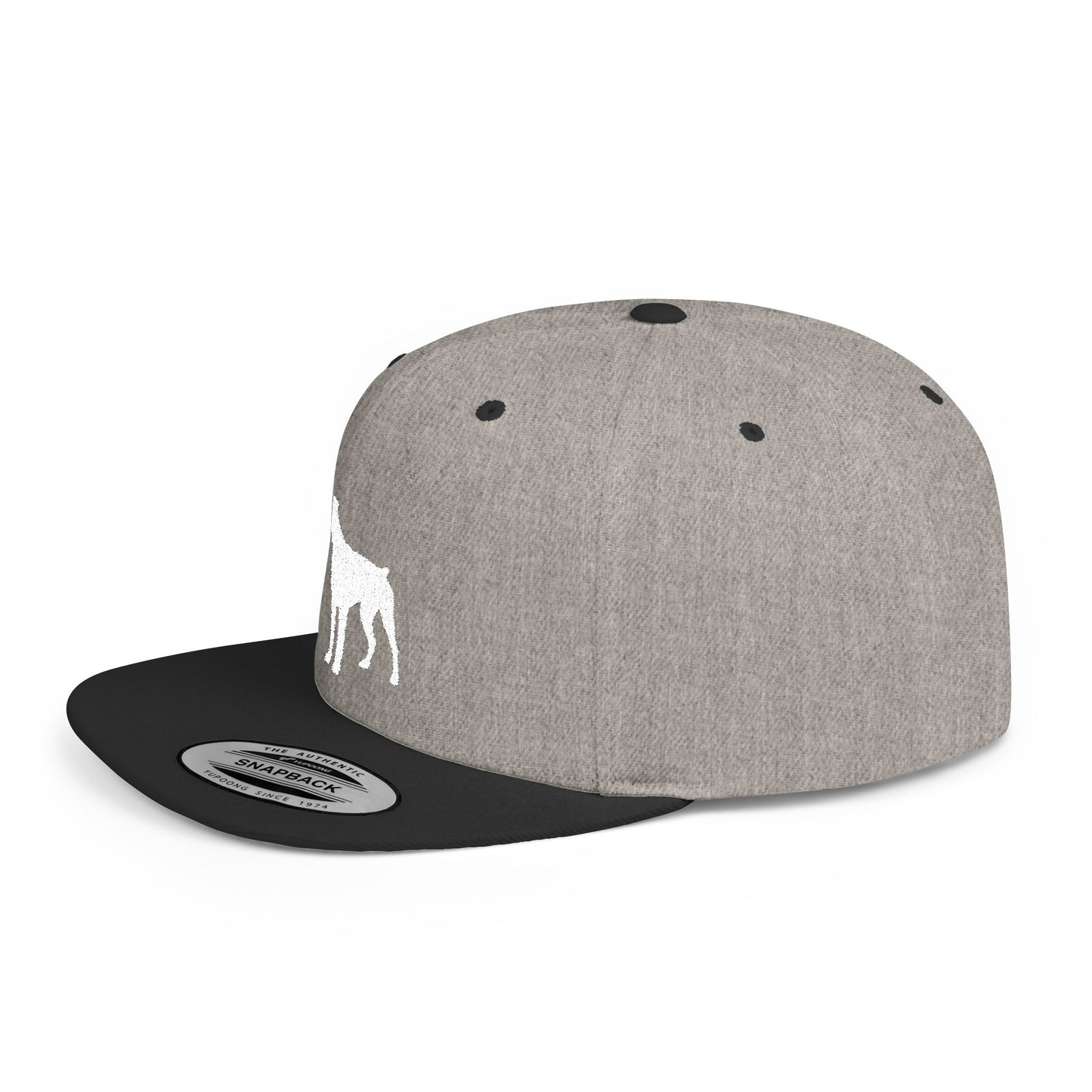 Silhouette 4 Embroidered Flat Bill Snapback