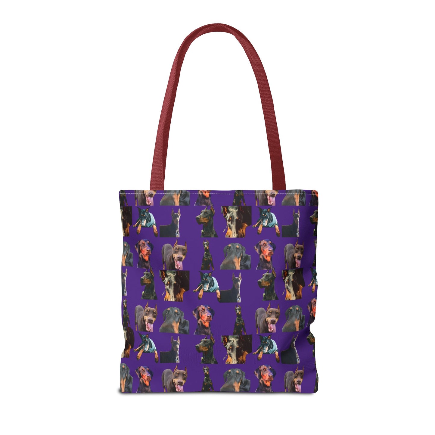 Edition 3 Doberman Model Pattern Purple Tote Bag
