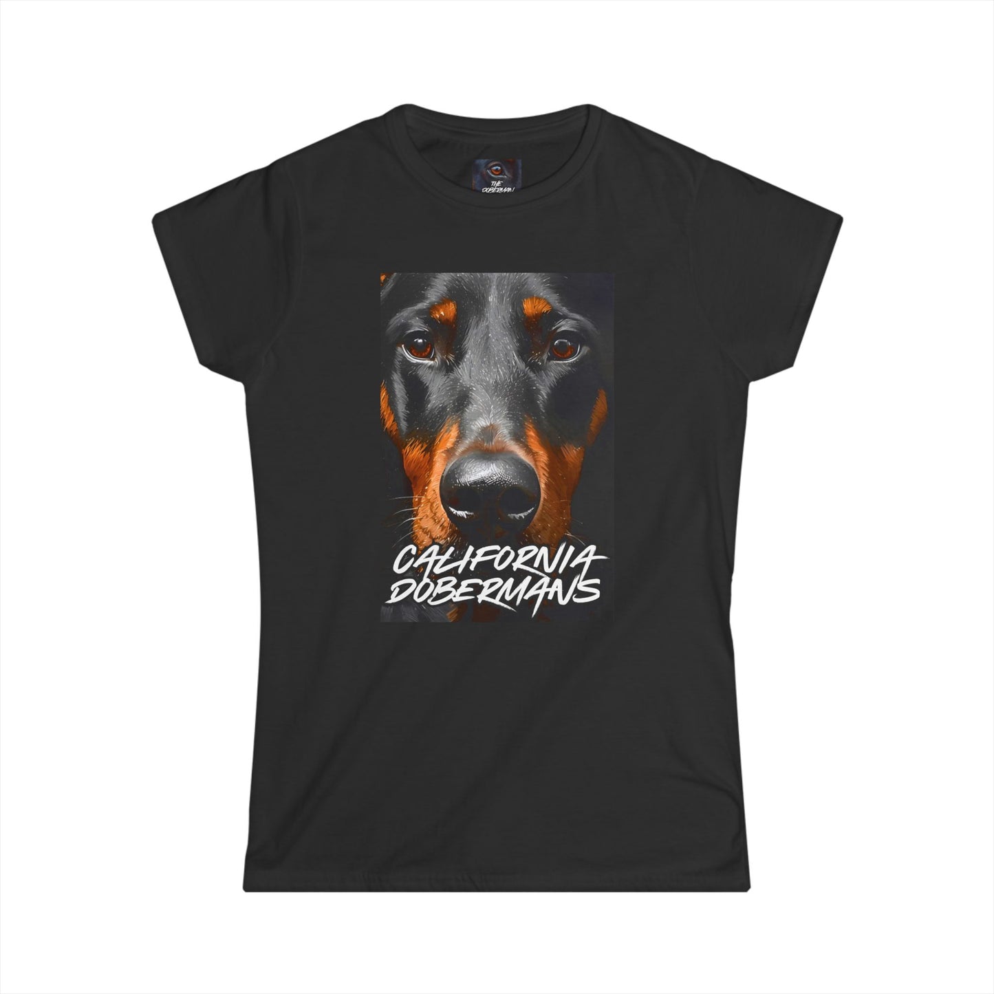 Doberman California 1 Women's Softstyle Tee