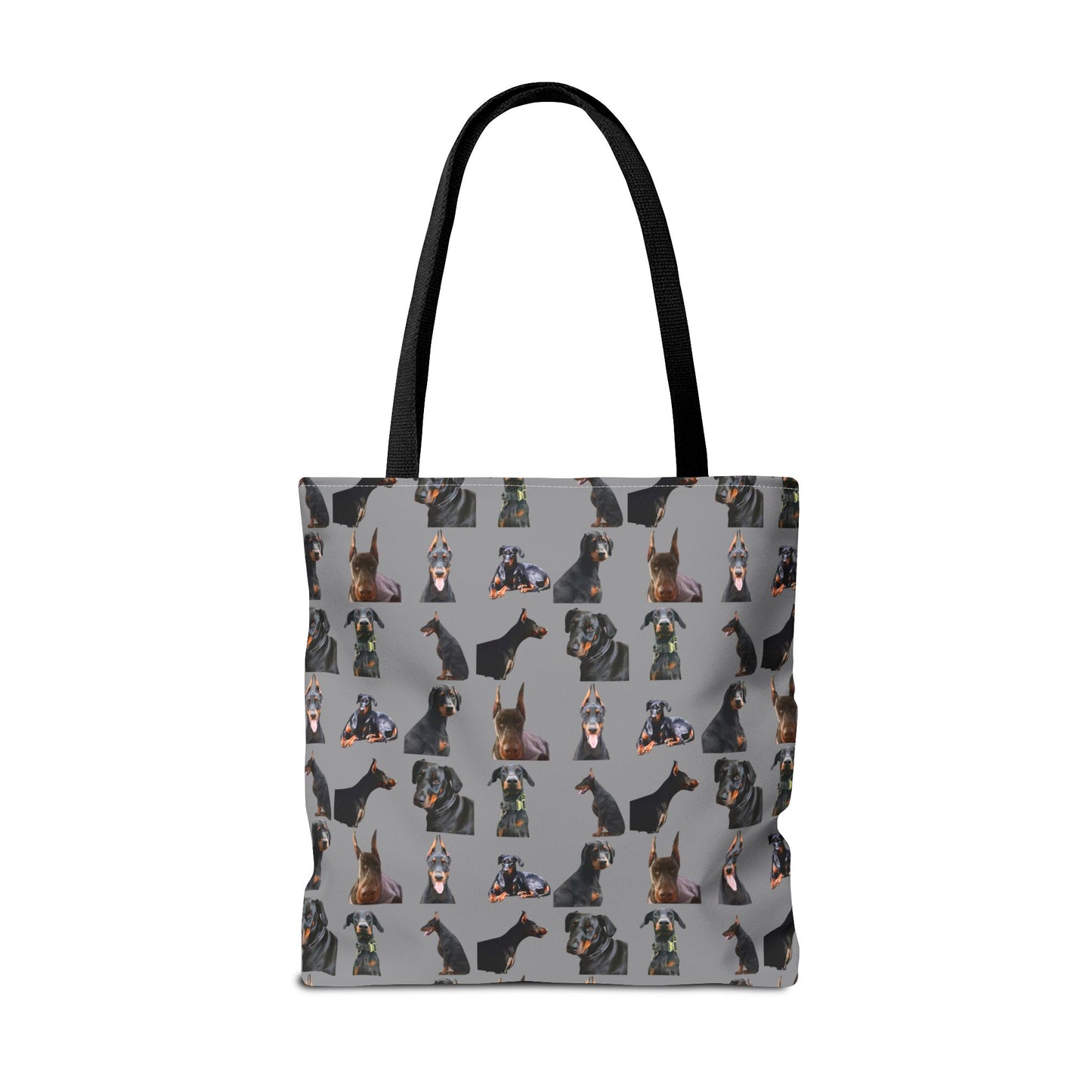Edition 6 Doberman Model Pattern Gray Tote Bag