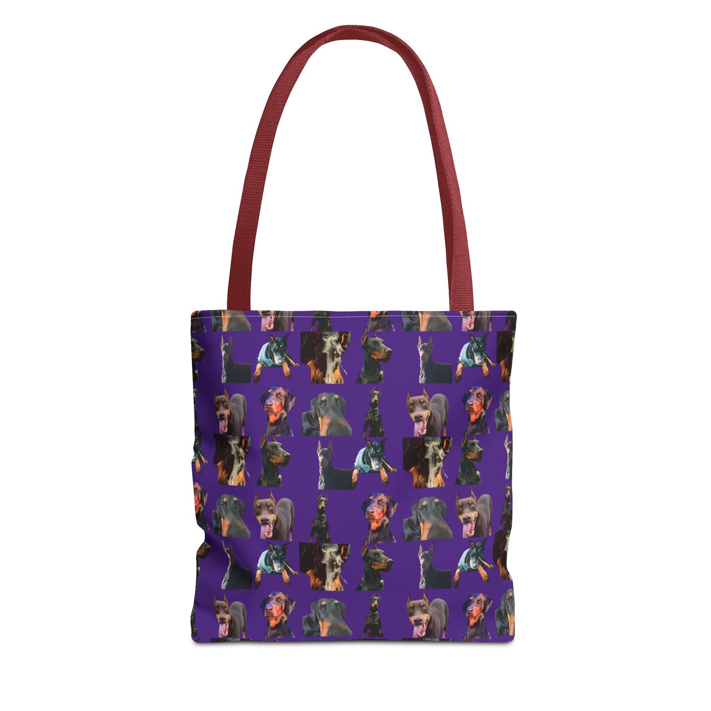 Edition 3 Doberman Model Pattern Purple Tote Bag