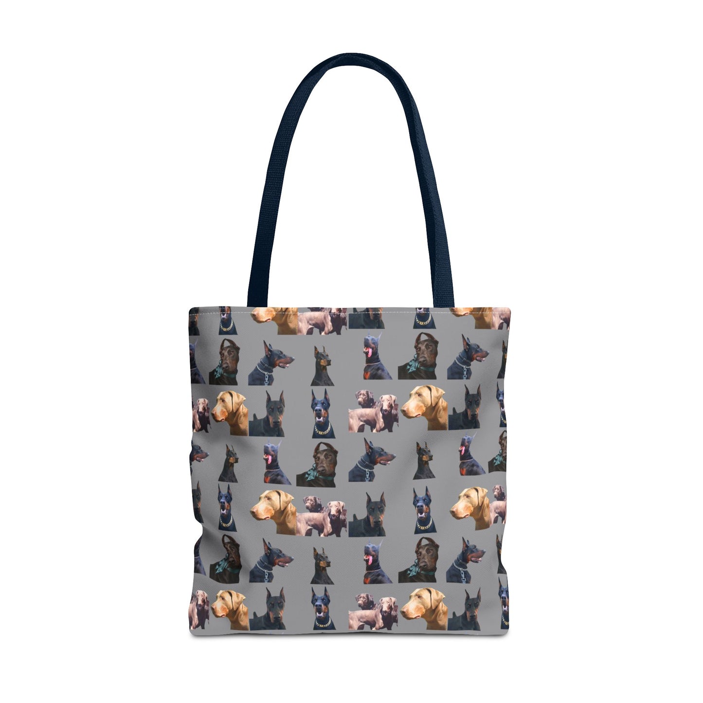 Edition 8 Doberman Model Pattern Gray Tote Bag
