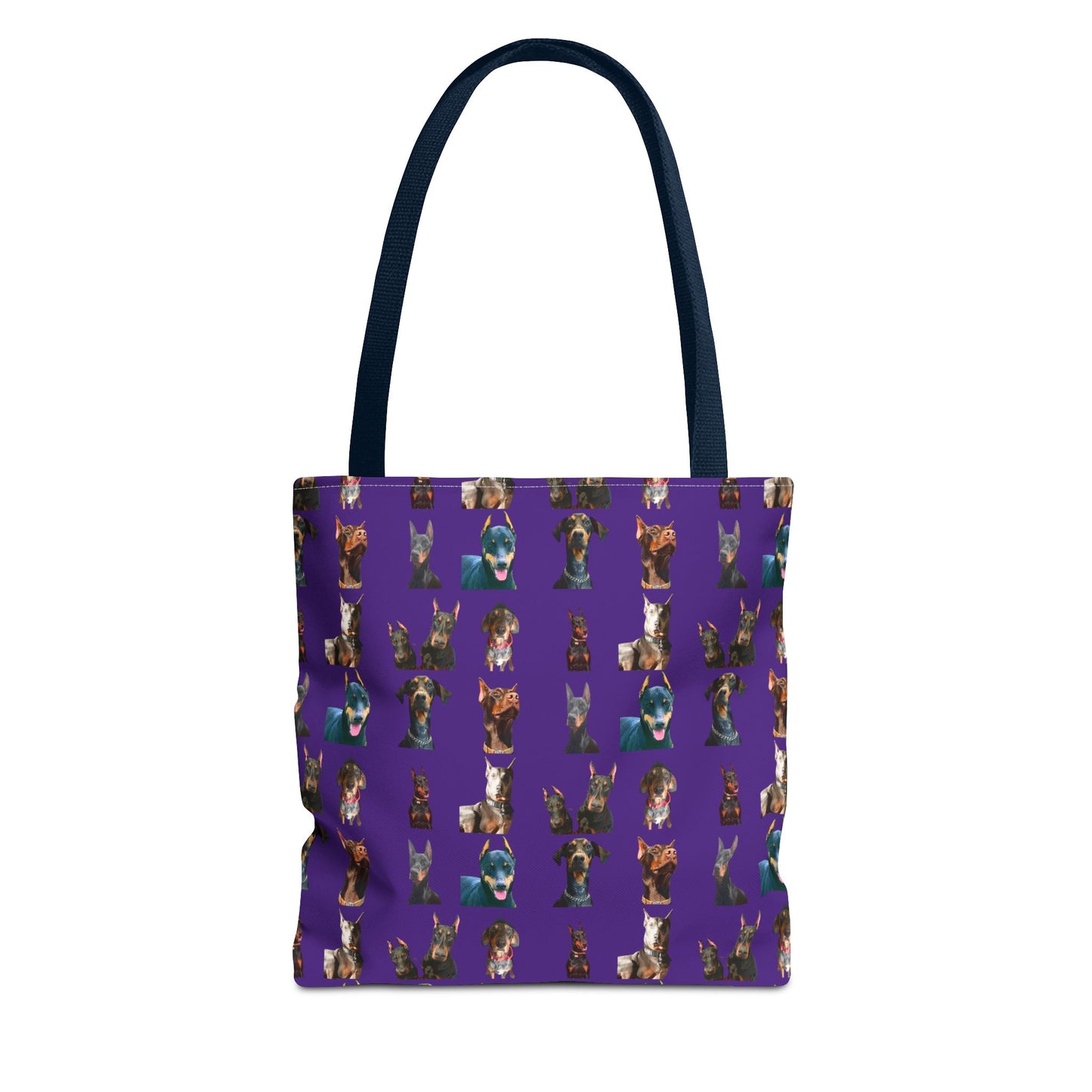Edition 4 Doberman Model Pattern Purple Tote Bag