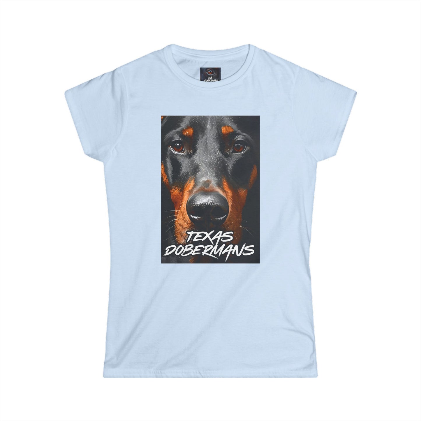 Doberman Texas 1 Women's Softstyle Tee