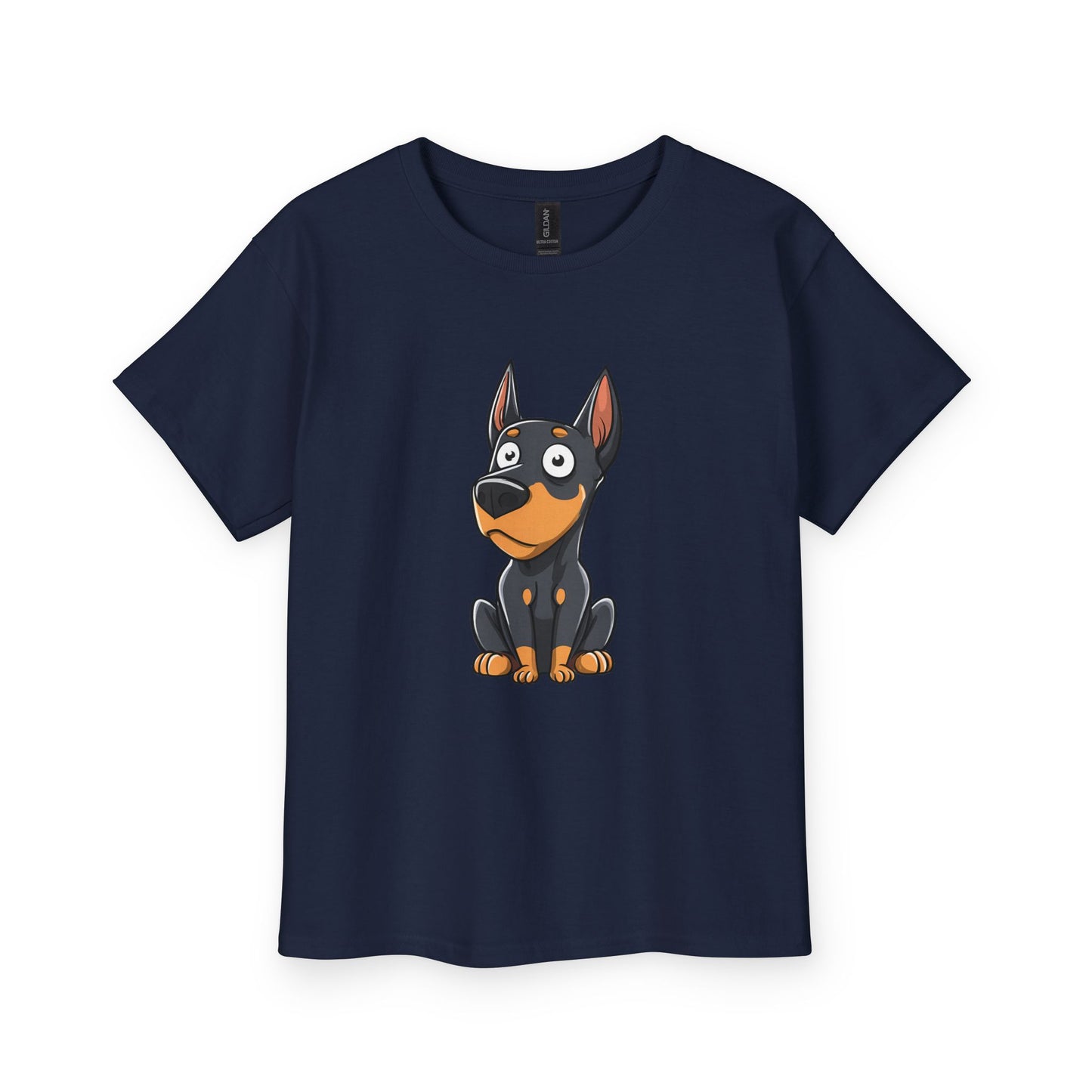Kids Tee — Cute Doberman Puppy 2 Graphic