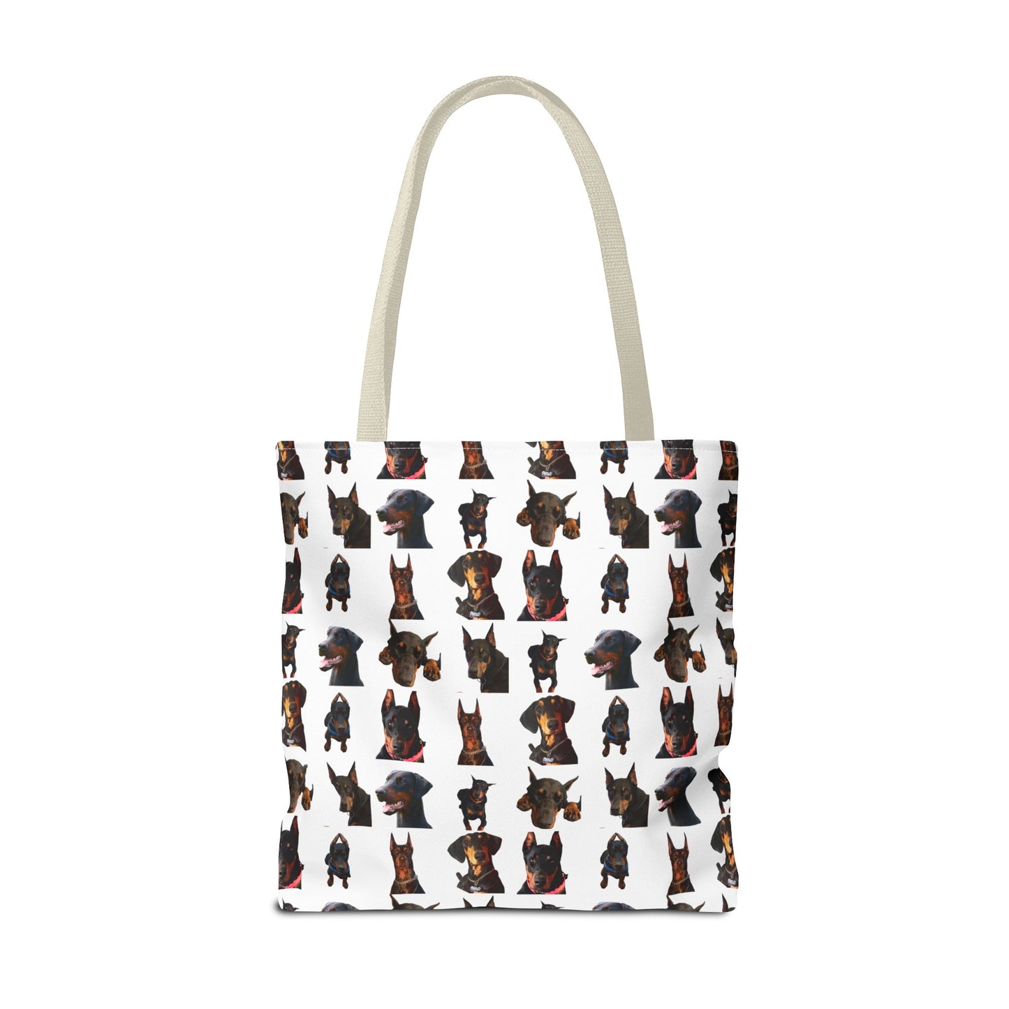 Edition 2 Doberman Model Pattern White Tote Bag