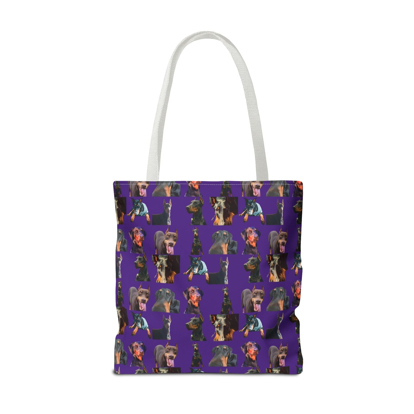 Edition 3 Doberman Model Pattern Purple Tote Bag